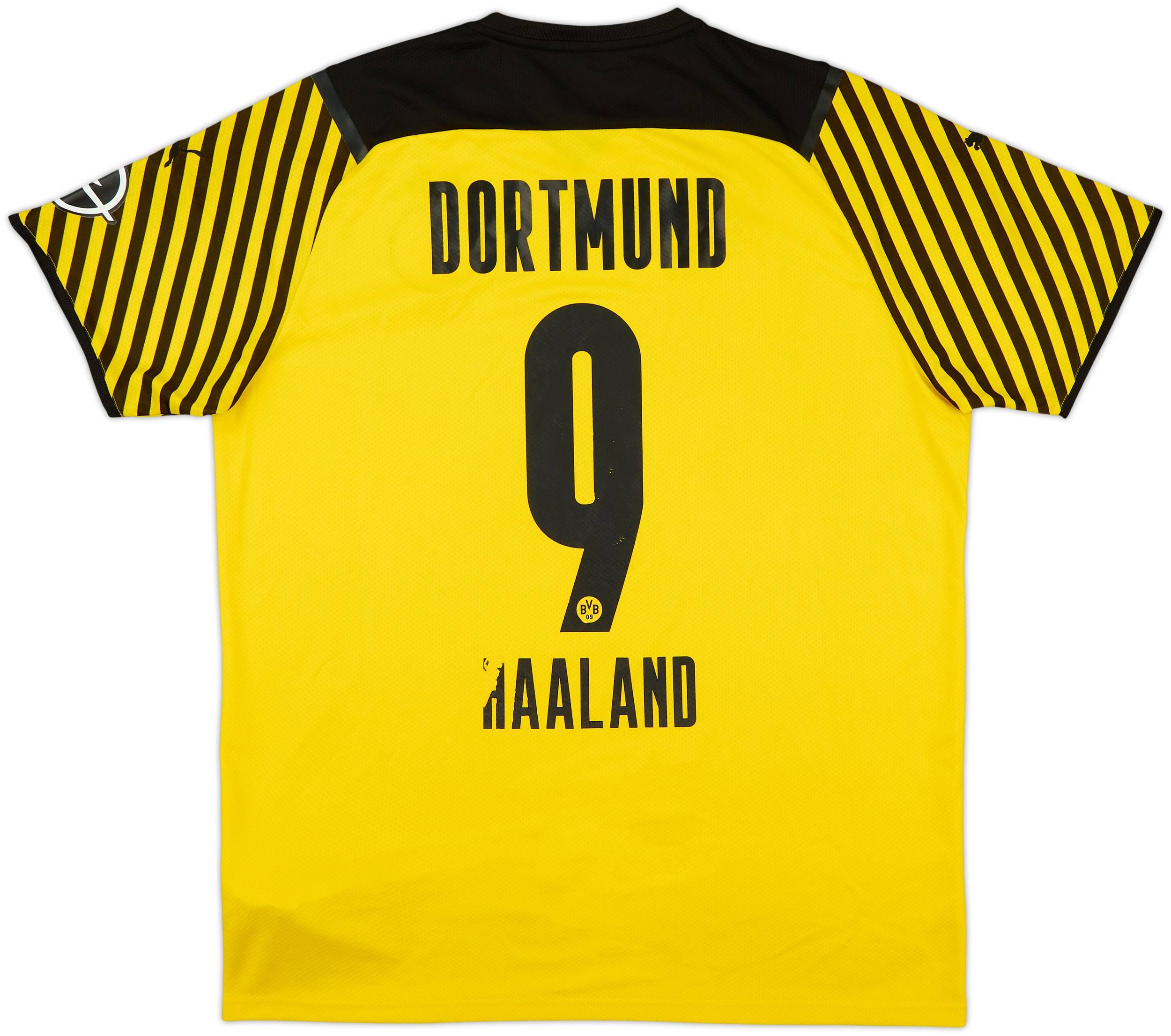2020-21 Borussia Dortmund Home Shirt Haaland #9 - 5/10 - (XXL)