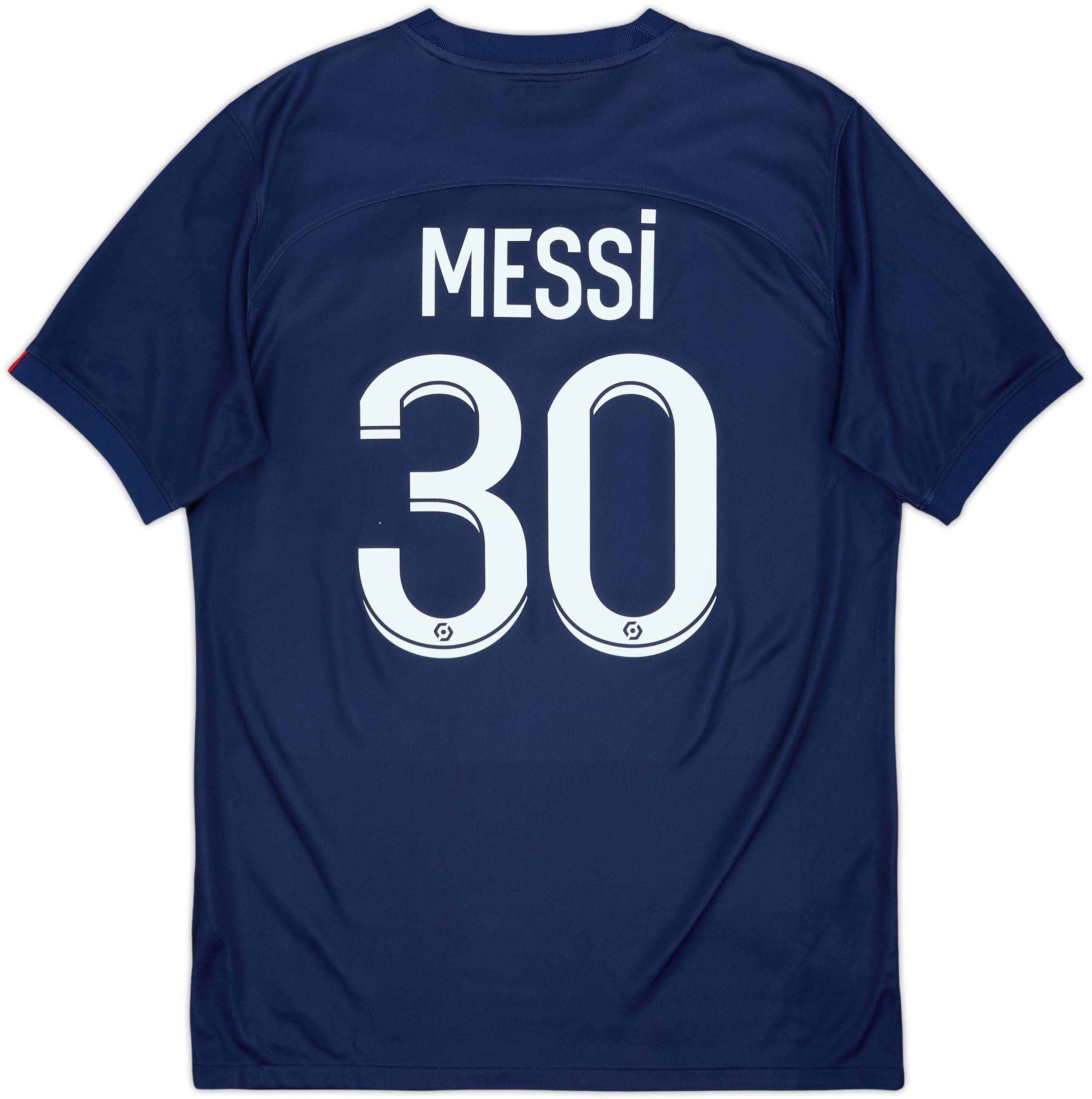 2022-23 Paris Saint-Germain Home Shirt Messi #30 - 6/10 - (M)