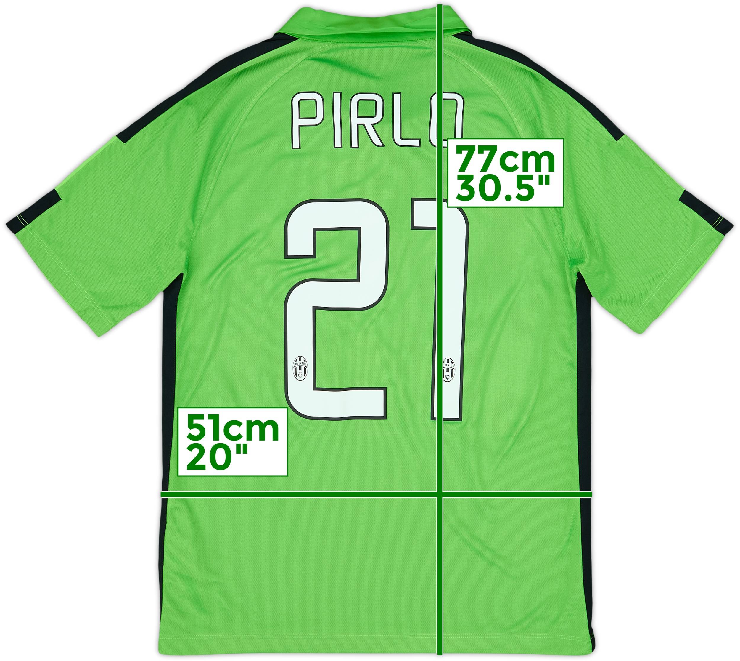 2014-15 Juventus Third Shirt Pirlo #21 - 8/10 - (M)