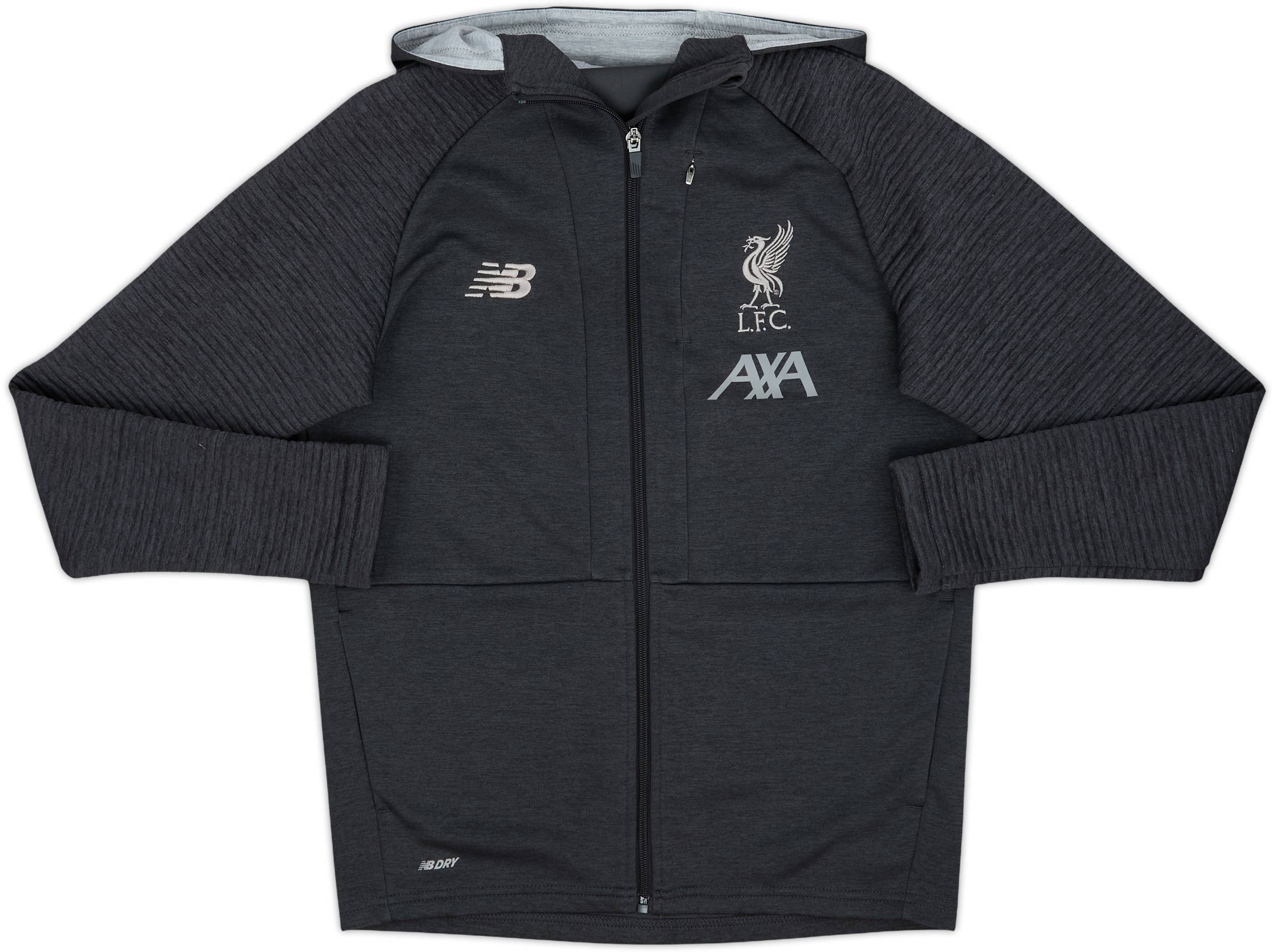 2019-20 Liverpool New Balance Hooded Track Jacket - 8/10 - (S)