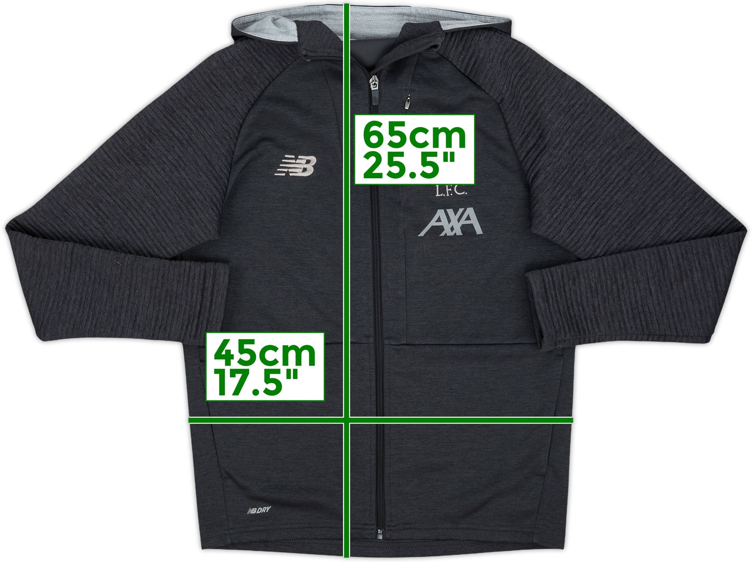 2019-20 Liverpool New Balance Hooded Track Jacket - 8/10 - (S)