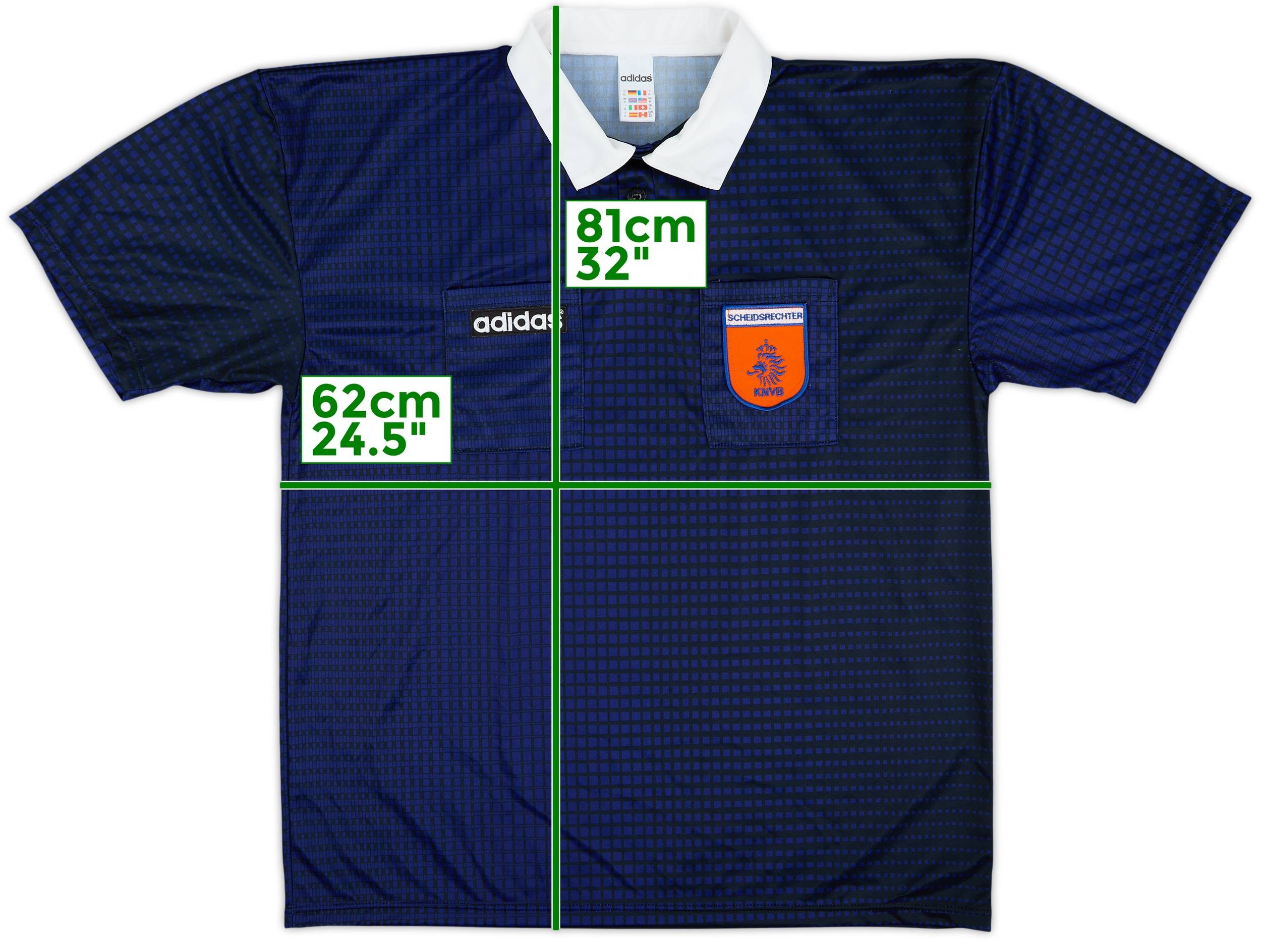 1990s Netherlands adidas Referee Shirt - 8/10 - (XL)