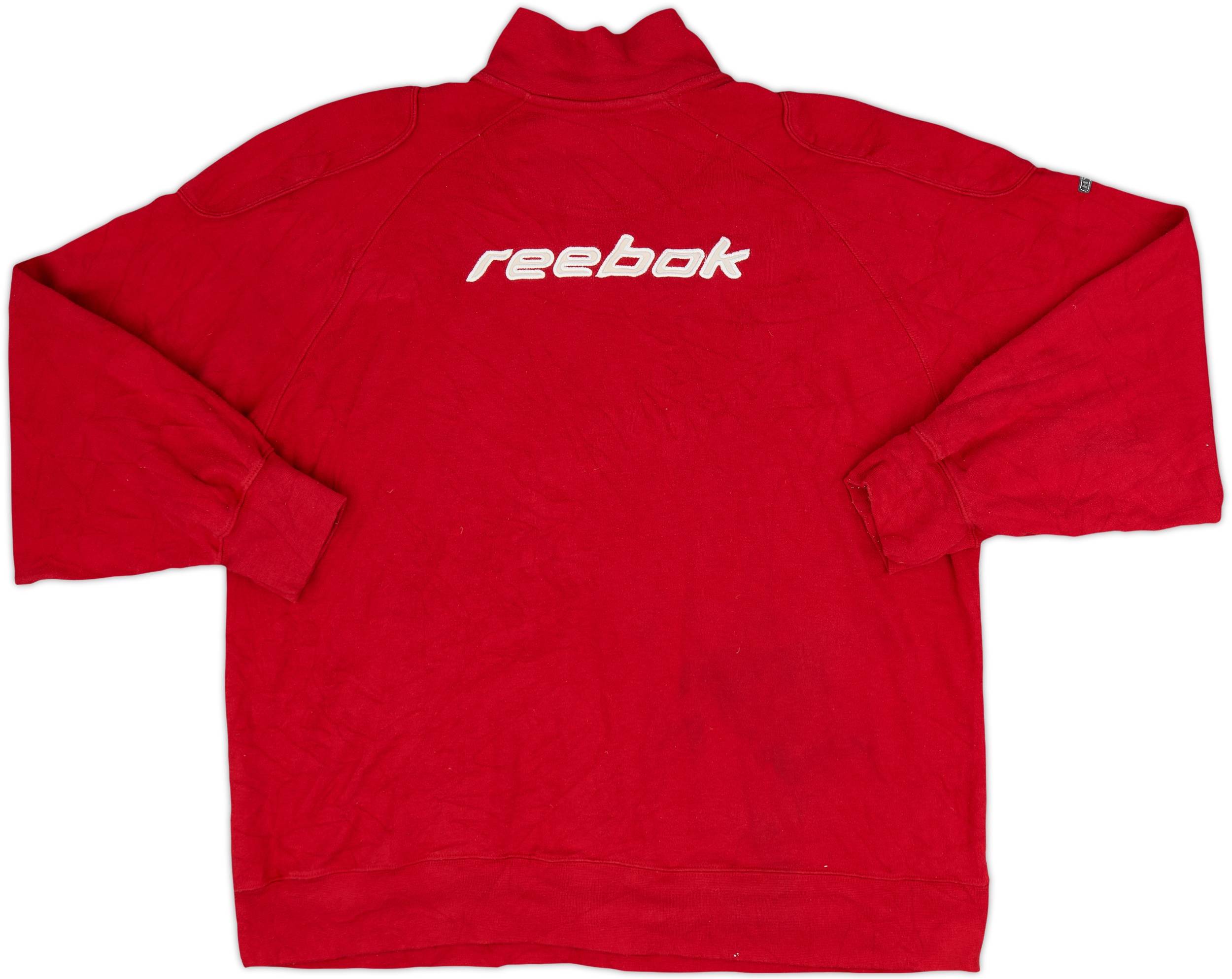 2001-02 Liverpool Reebok 1/4 Zip Drill Top - 7/10 - (M)