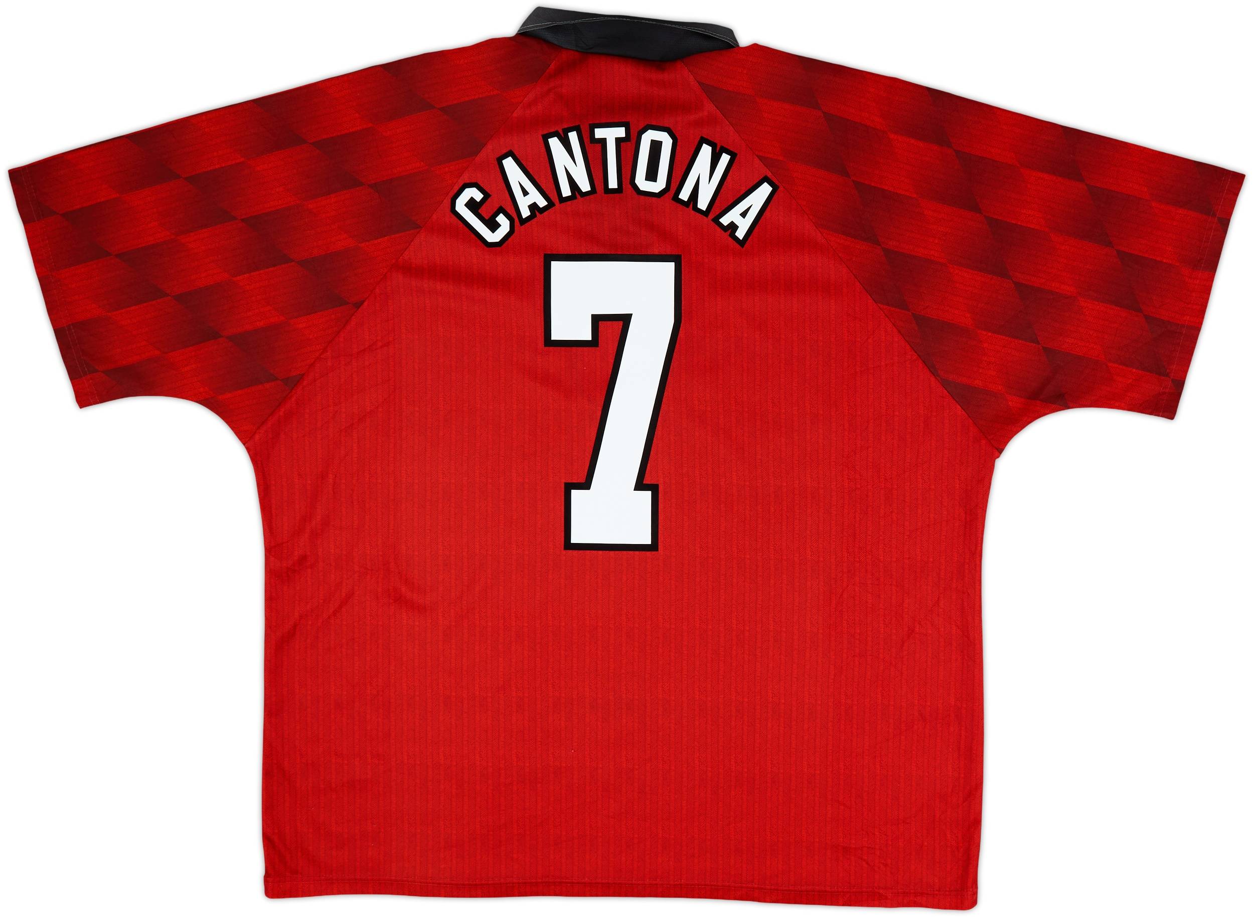 1996-98 Manchester United Home Shirt Cantona #7 - 8/10 - (XXL)