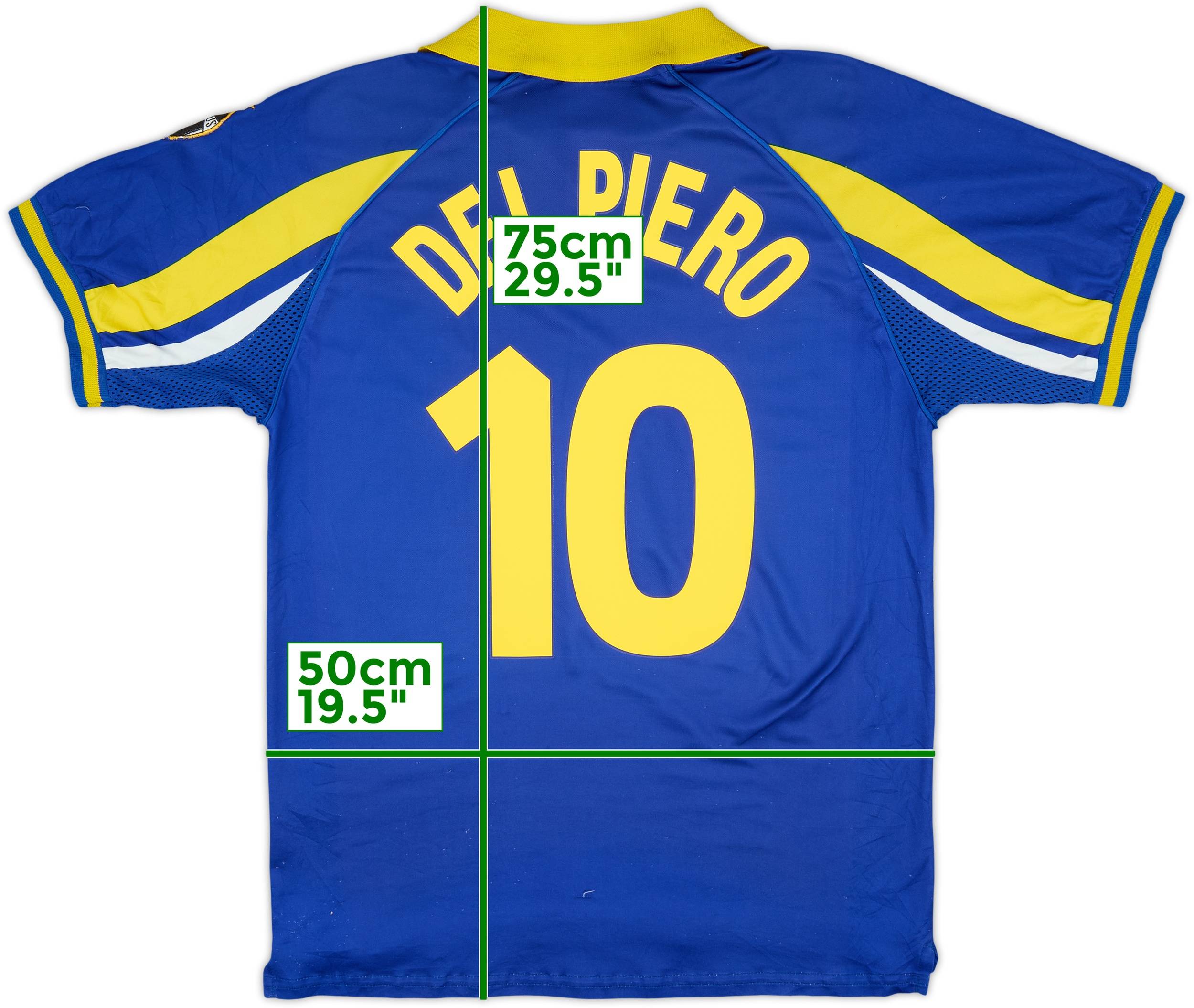 1998-99 Juventus Third Shirt Del Piero #10 - 7/10 - (M)