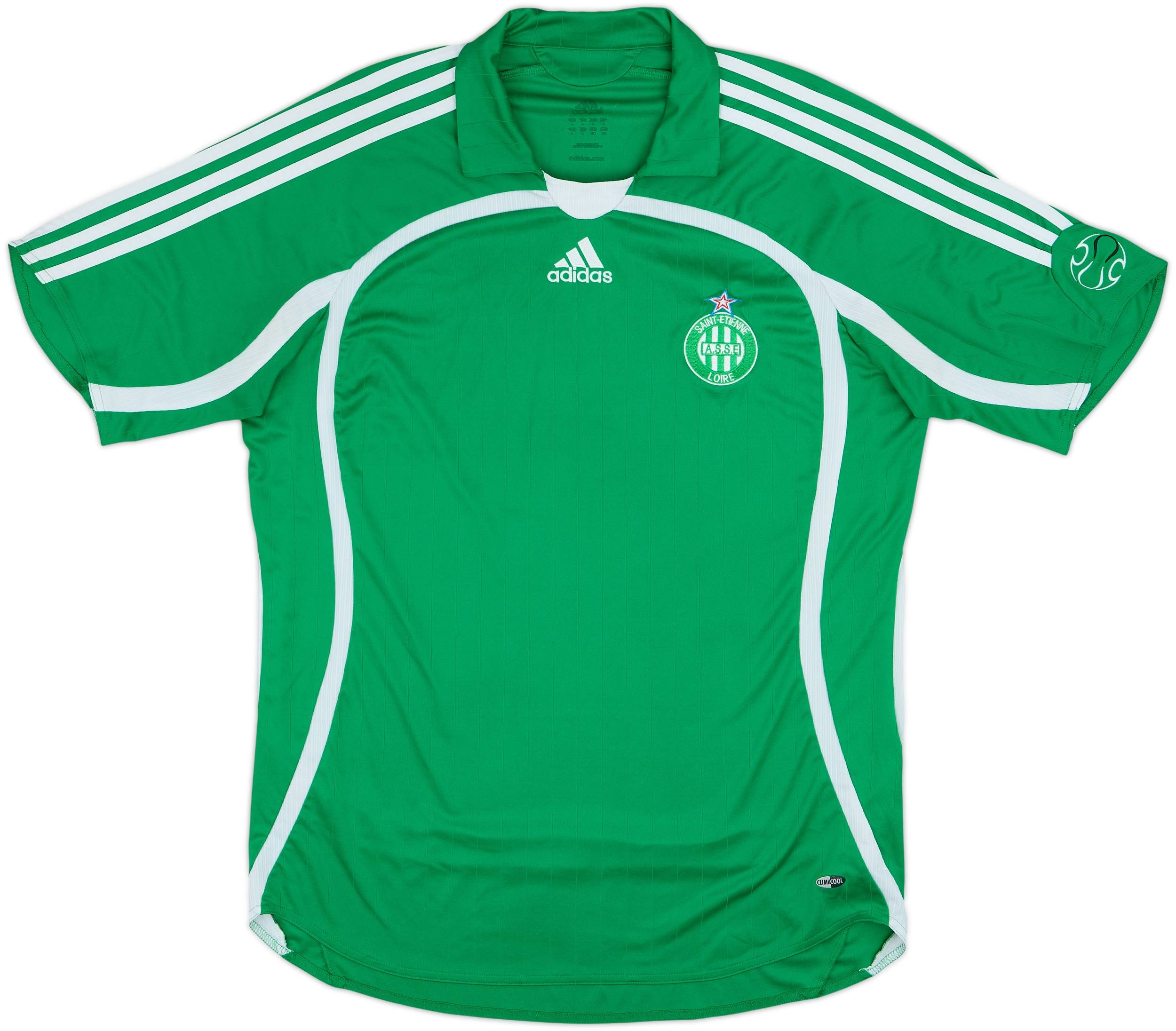 送料込】adidas AS Saint-Étienne 半袖シャツ 注文 緑［М］ 2006-07