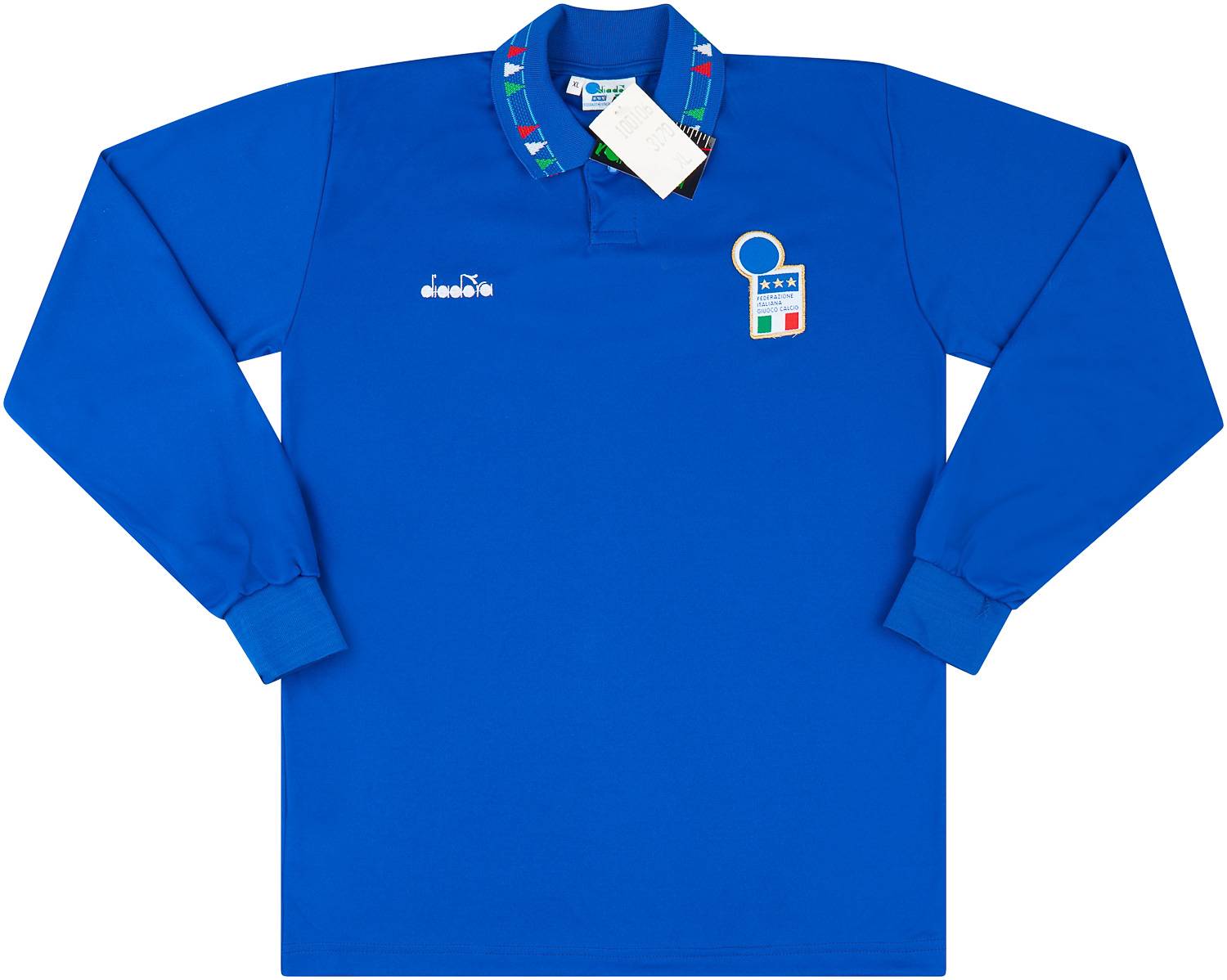 1992-93 Italy Home L/S Shirt XL.Boys