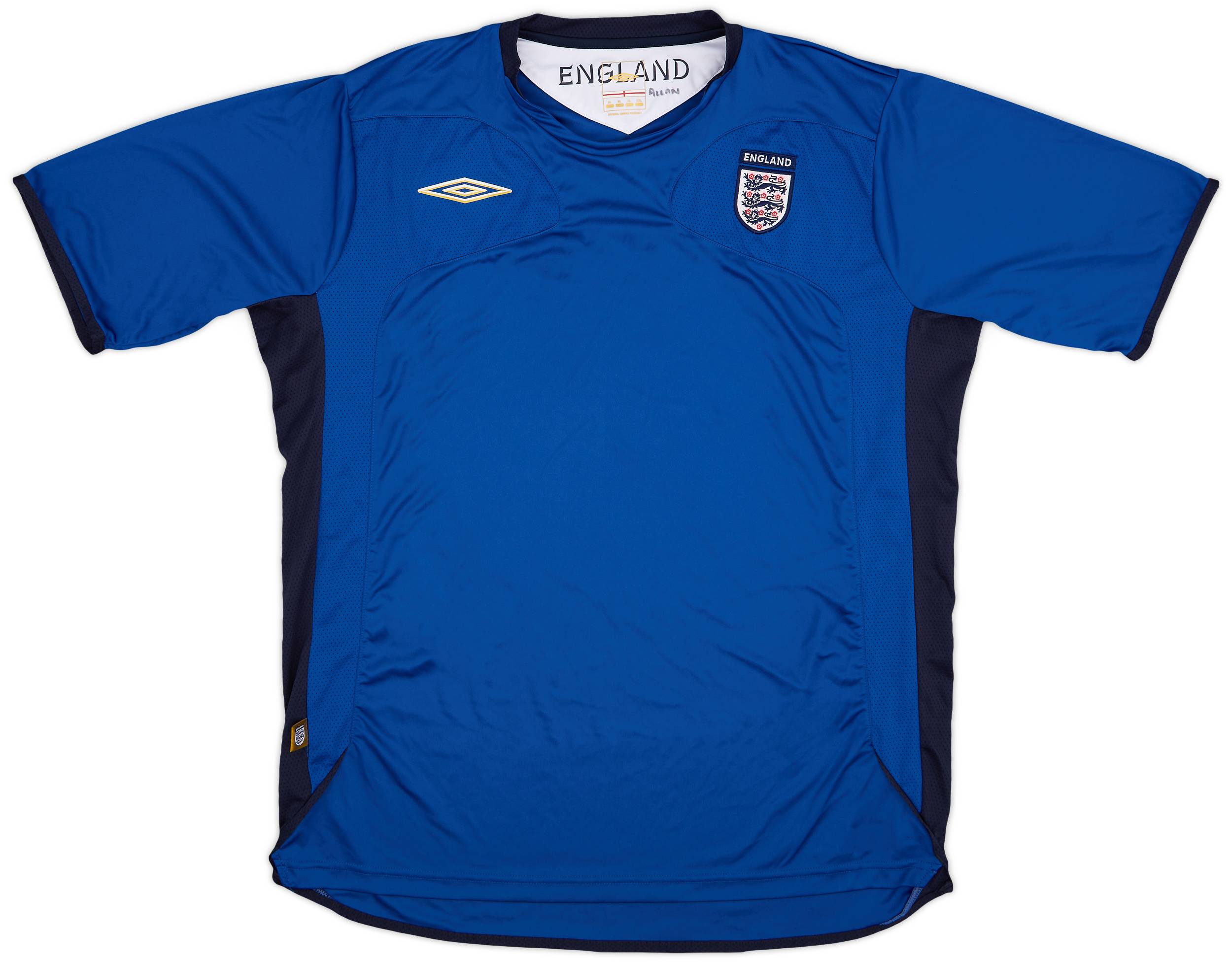 2006-07 England Umbro Training Shirt - 8/10 - (XL)