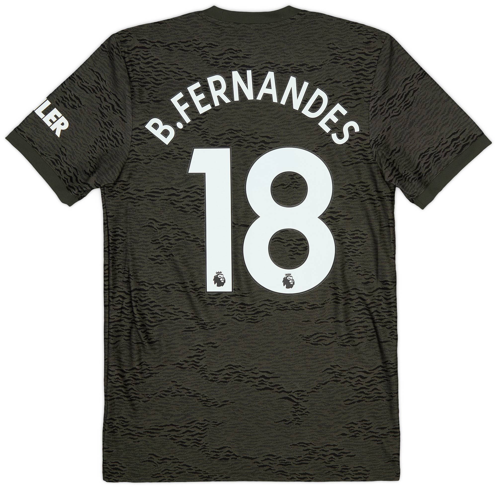 2020-21 Manchester United Away Shirt B.Fernandes #18 - 9/10 - (S)