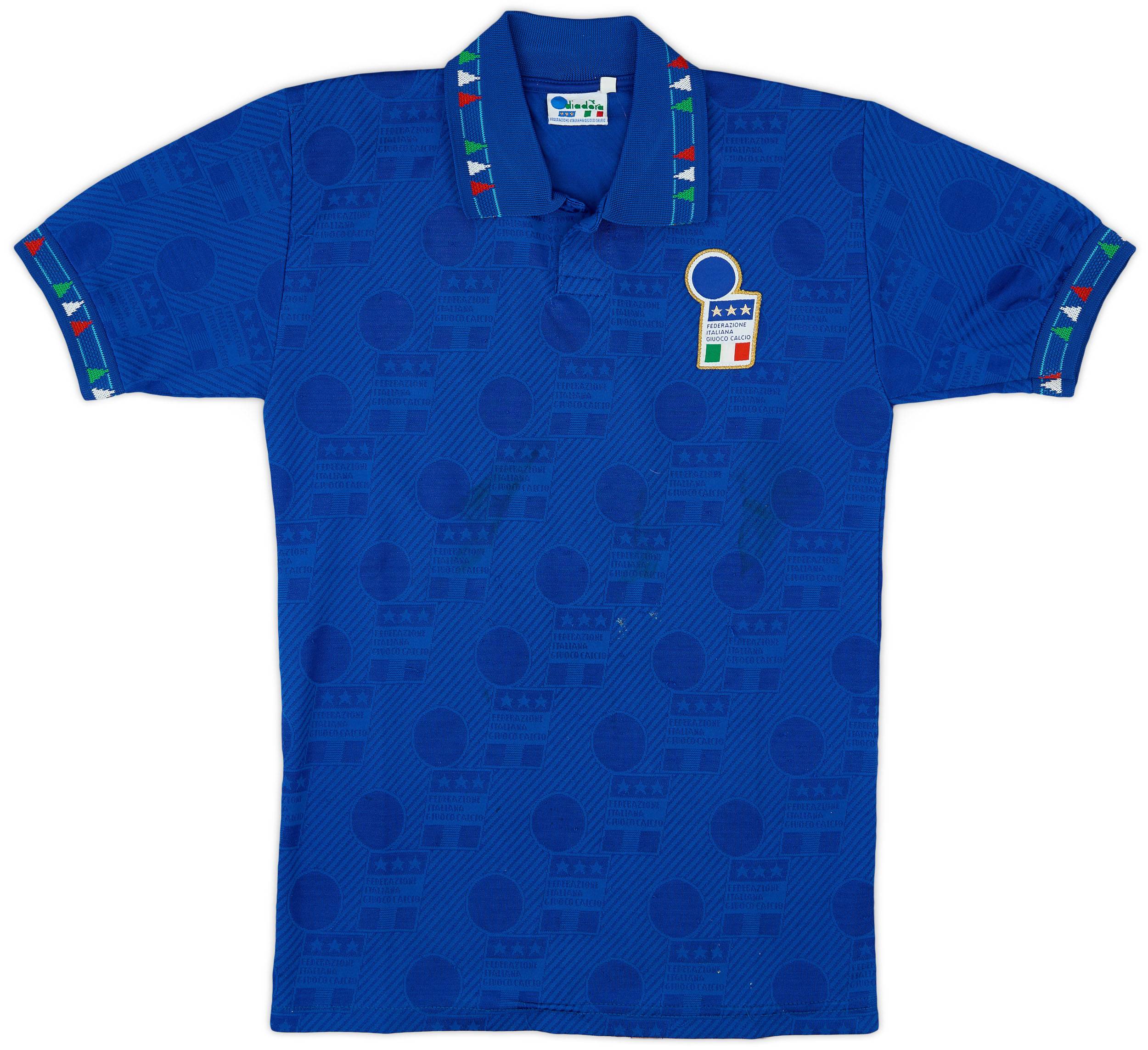1994 Italy Home Shirt - 4/10 - (XL.Boys)