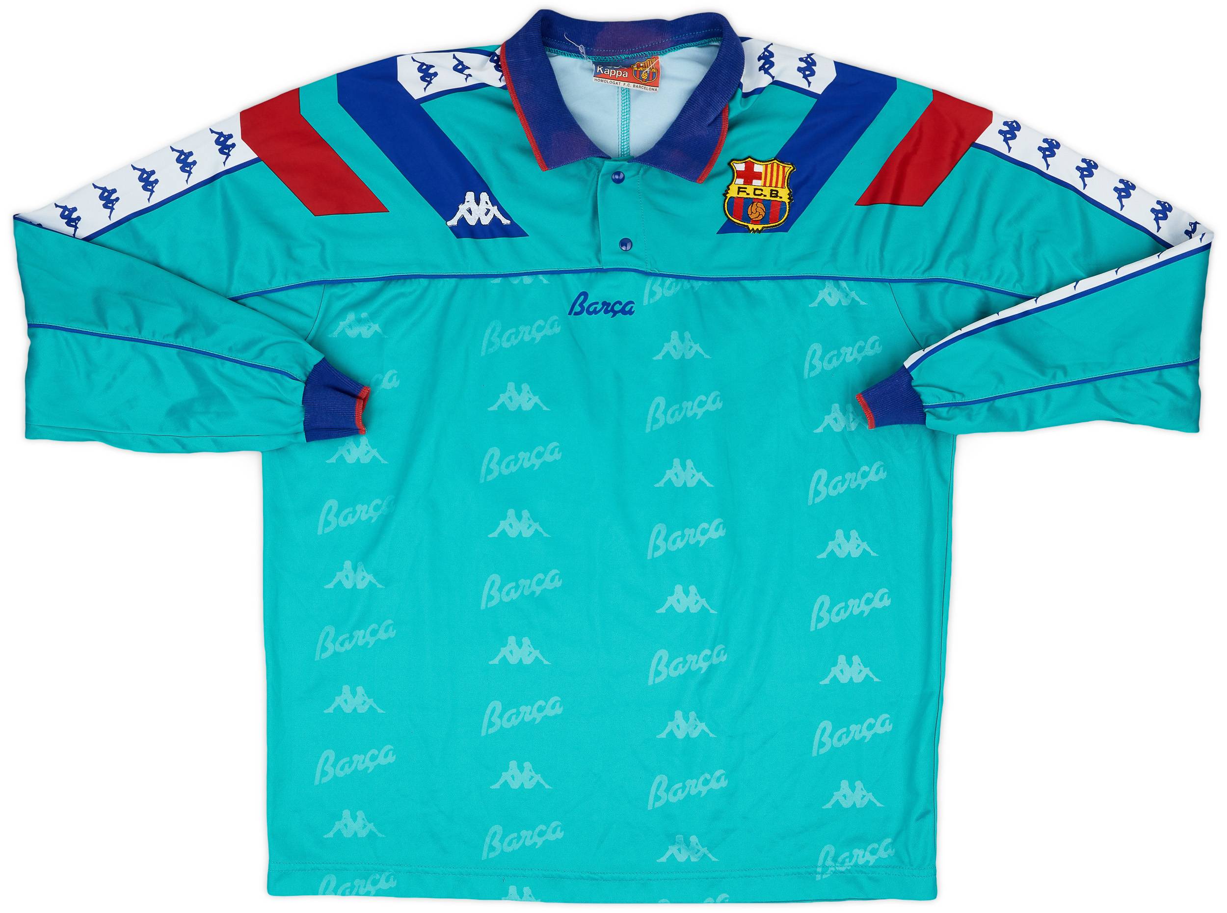 FC BARCELONA Kappa ゲームシャツ L相当 ブルー ブロークコア FC BARCELONA Kappa ゲームシャツ L相当 ブルー ブロークコア