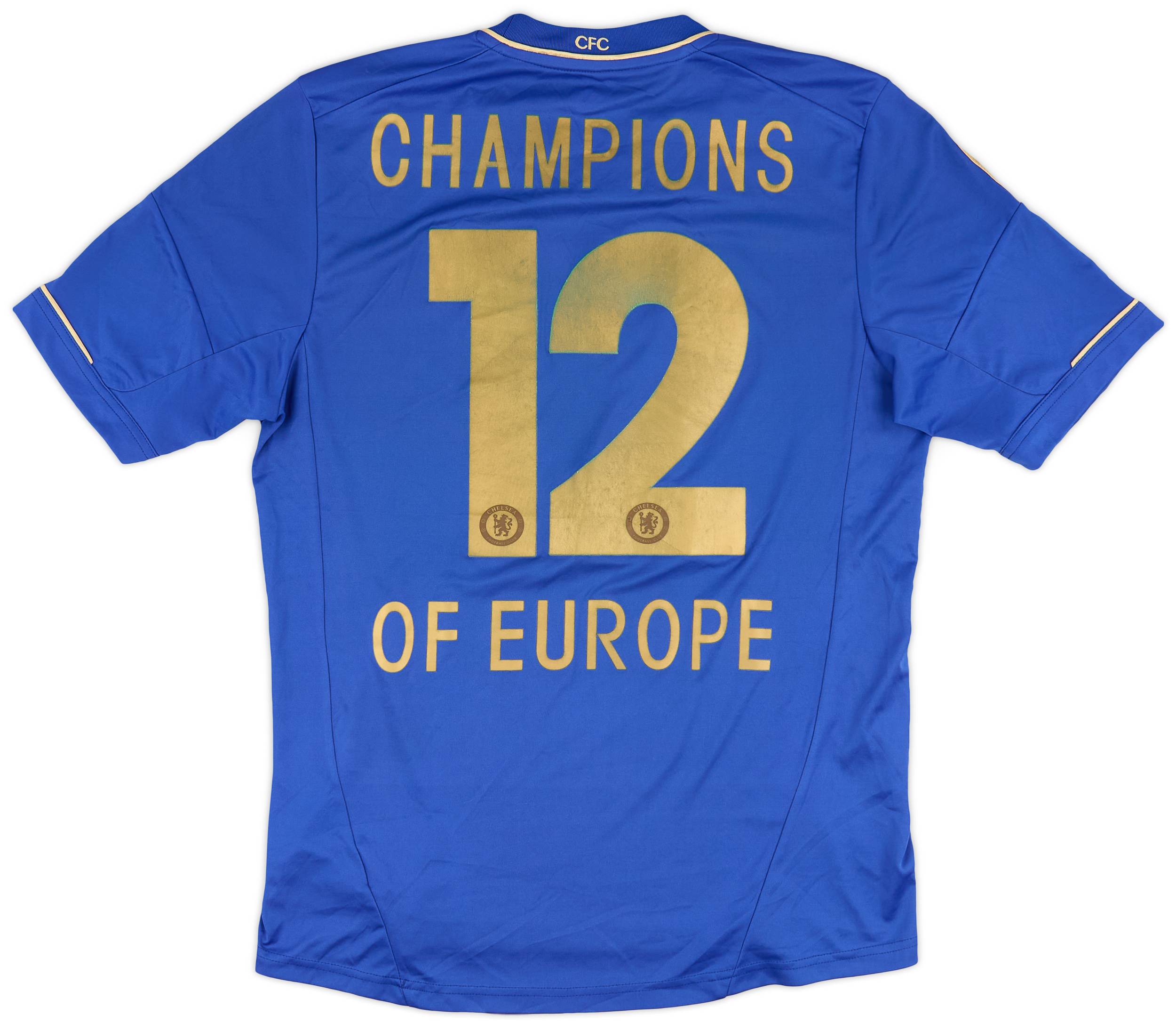 2012-13 Chelsea Home Shirt Champions of Europe #12 - 5/10 - (M)