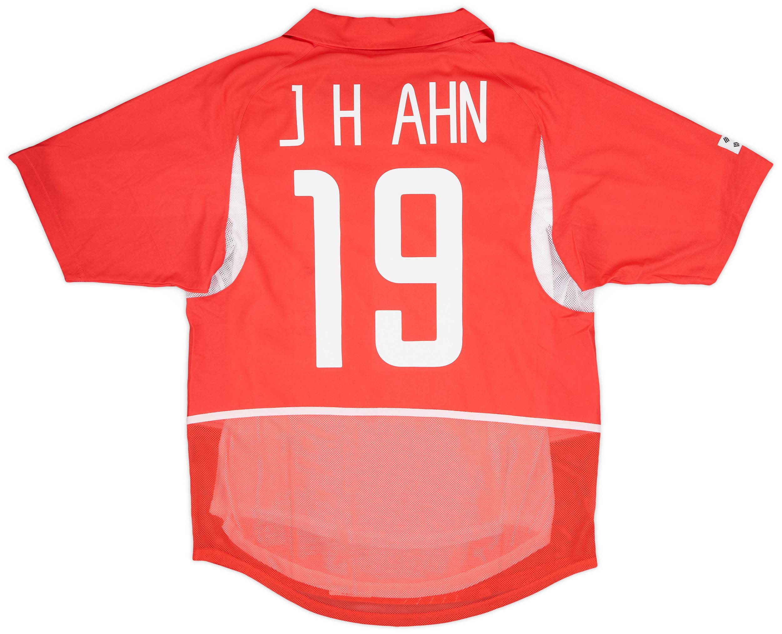 商品画像：2002-03 South Korea Player Issue Home Shirt J.H.Ahn #19 (M) 1
