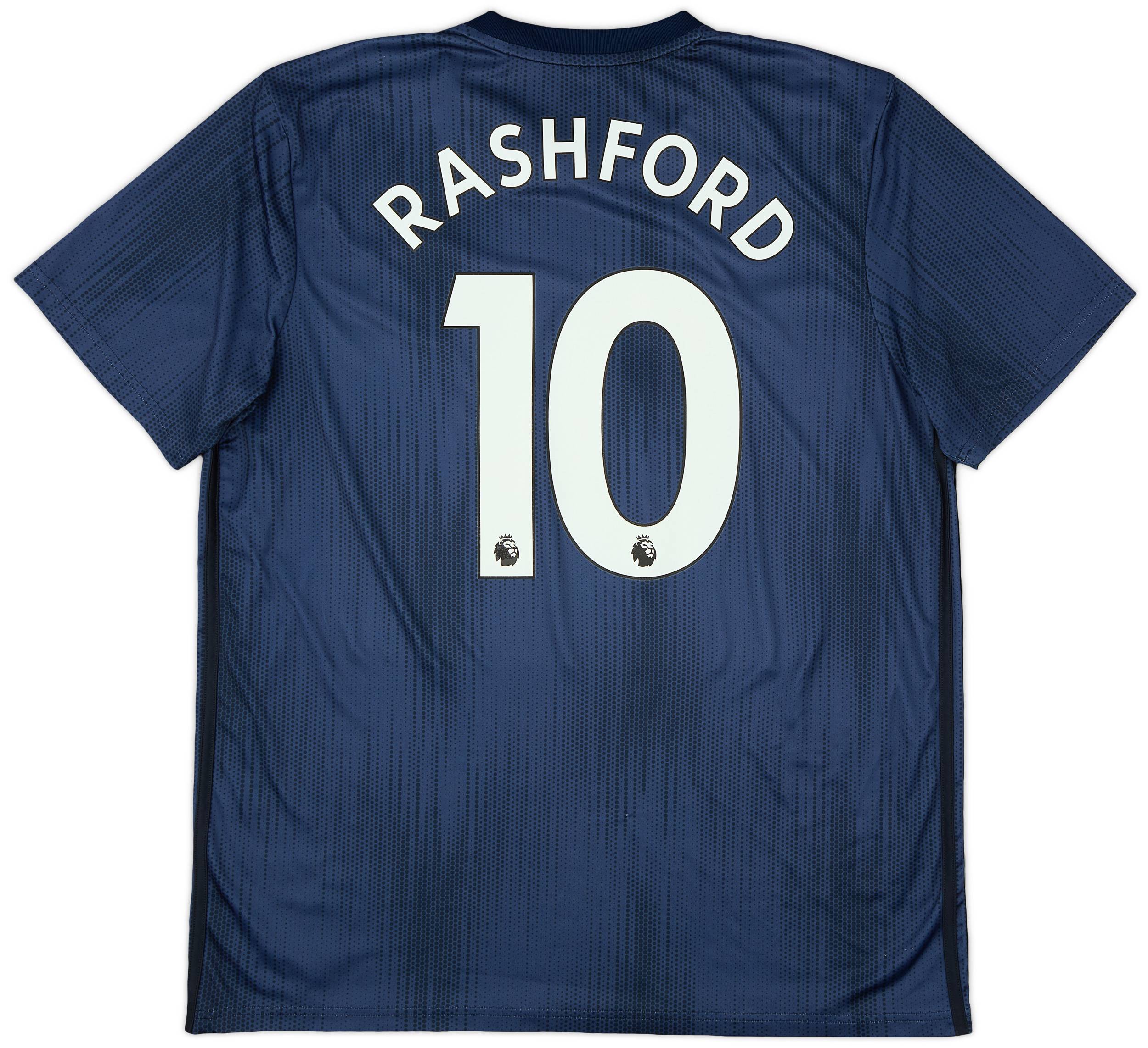 2018-19 Manchester United Third Shirt Rashford #10 - 9/10 - (XL)