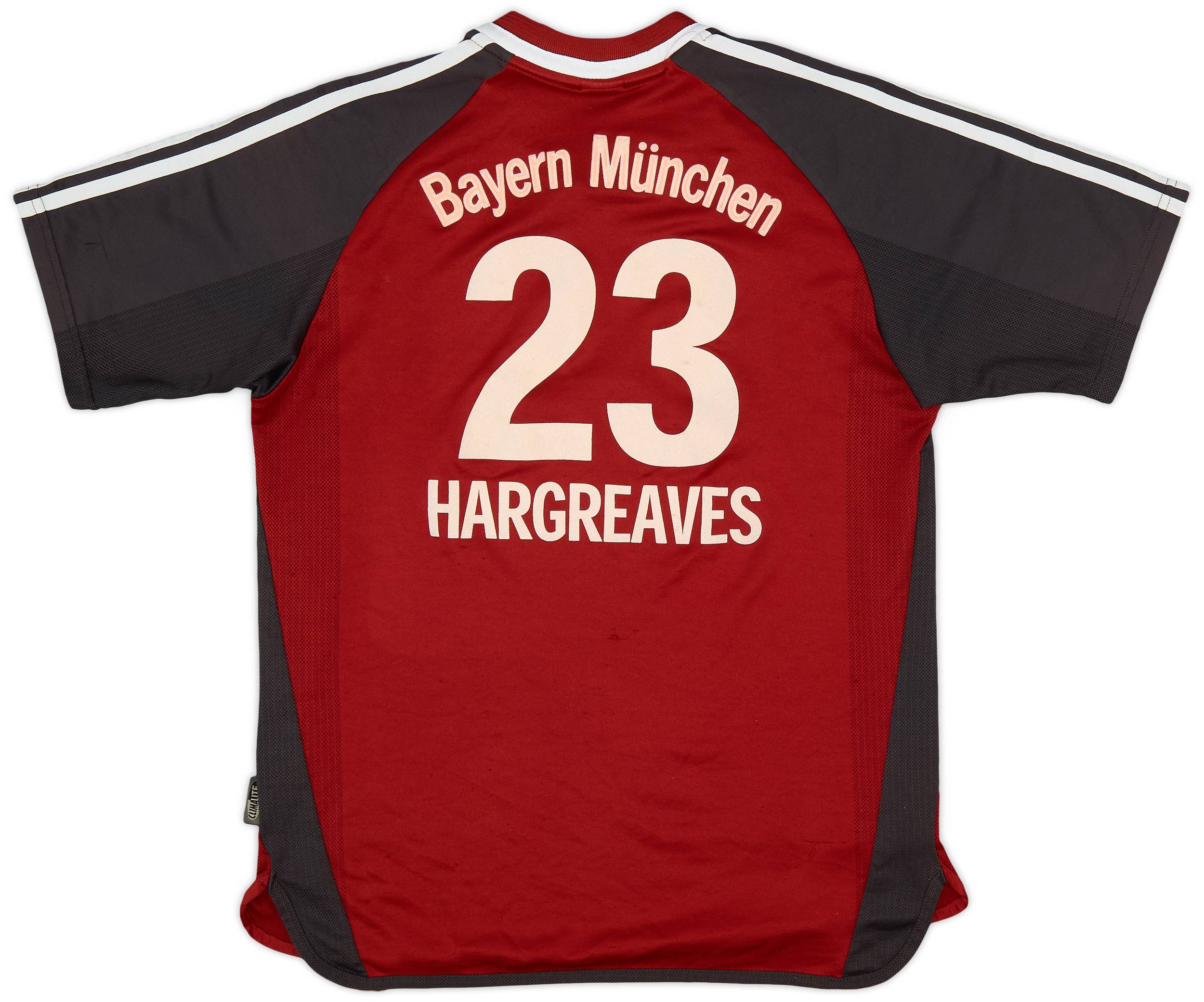 2001-02 Bayern Munich Home Shirt Hargreaves #23 - 7/10 - (XL