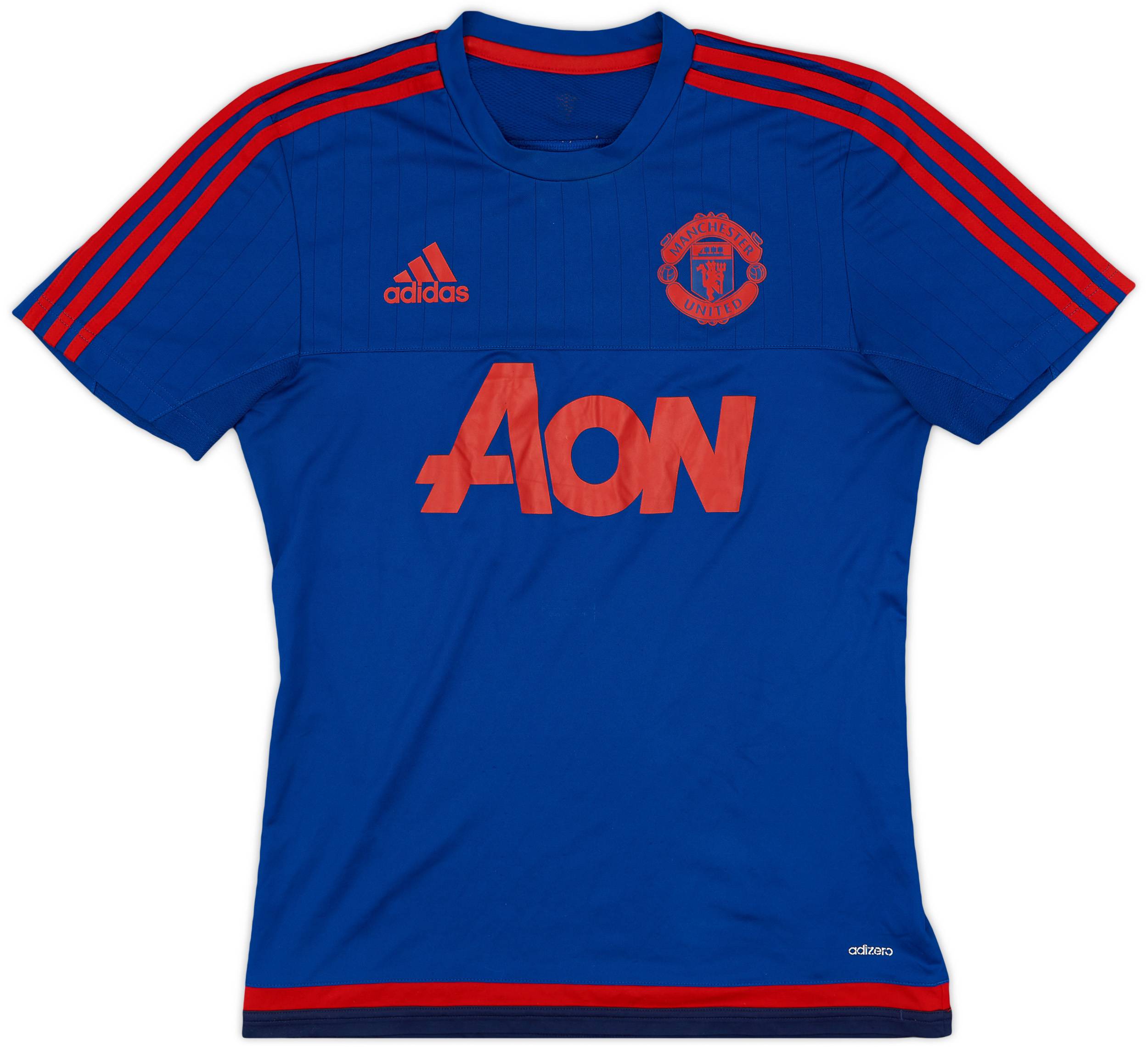 2015-16 Manchester United adizero Training Shirt - 8/10 - (S)