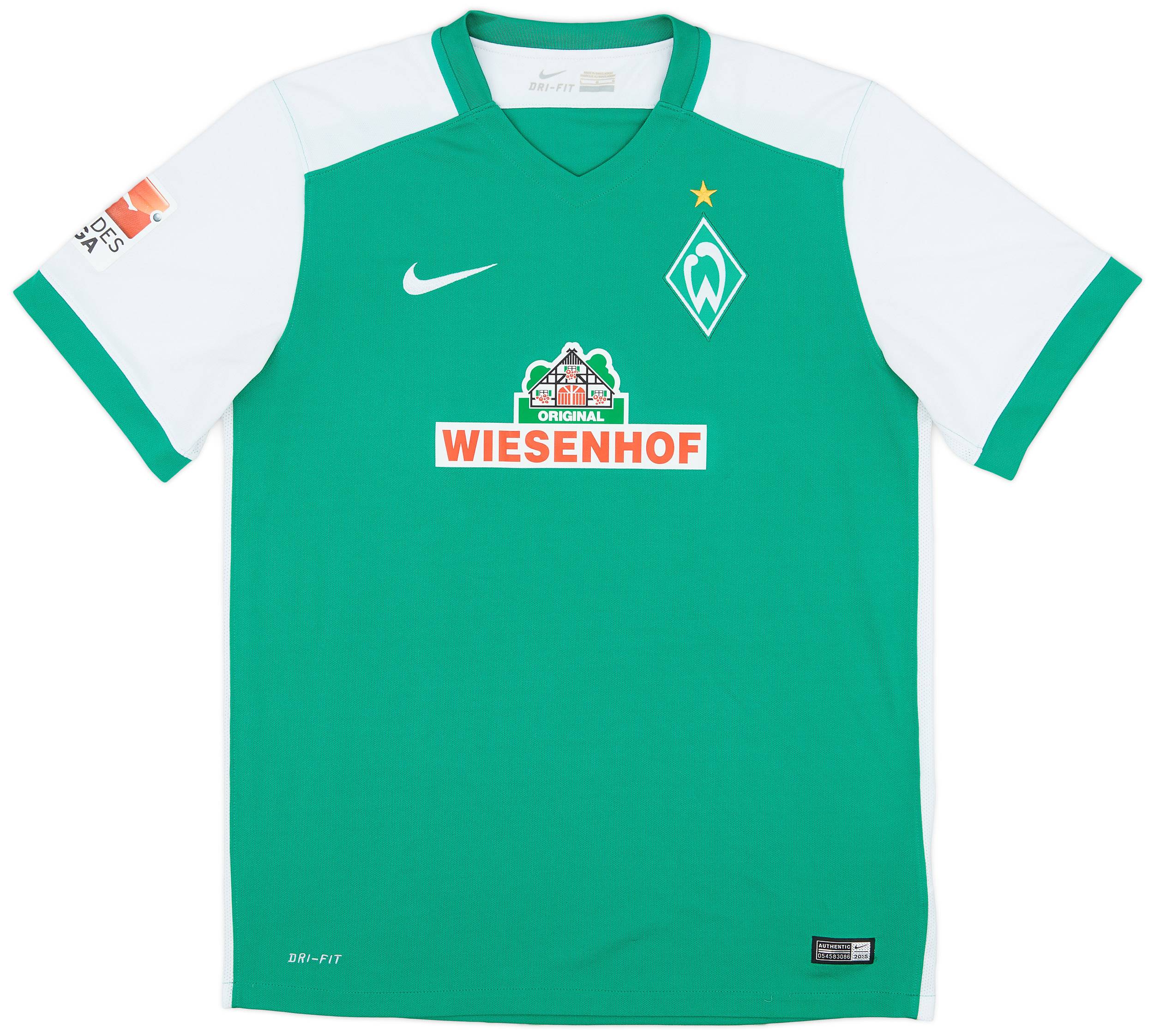2015-16 Werder Bremen Home Shirt - 9/10 - (L)