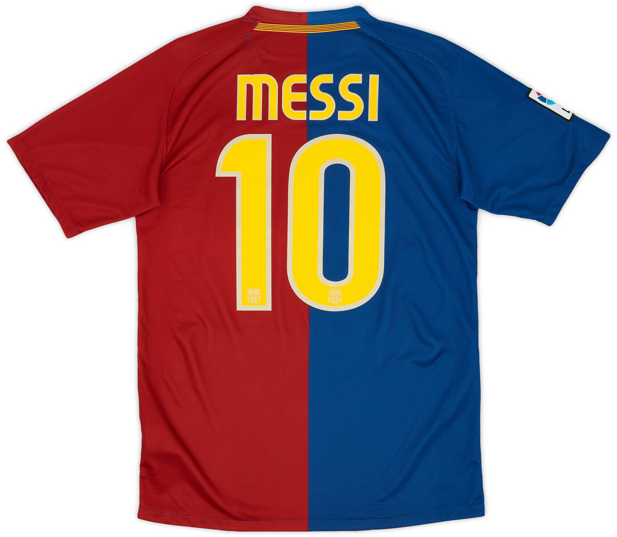 FC Barcelona メッシ 10 シャツ 2010-11 Barcelona Home Shirt Messi #10 - 6/10 - (M)