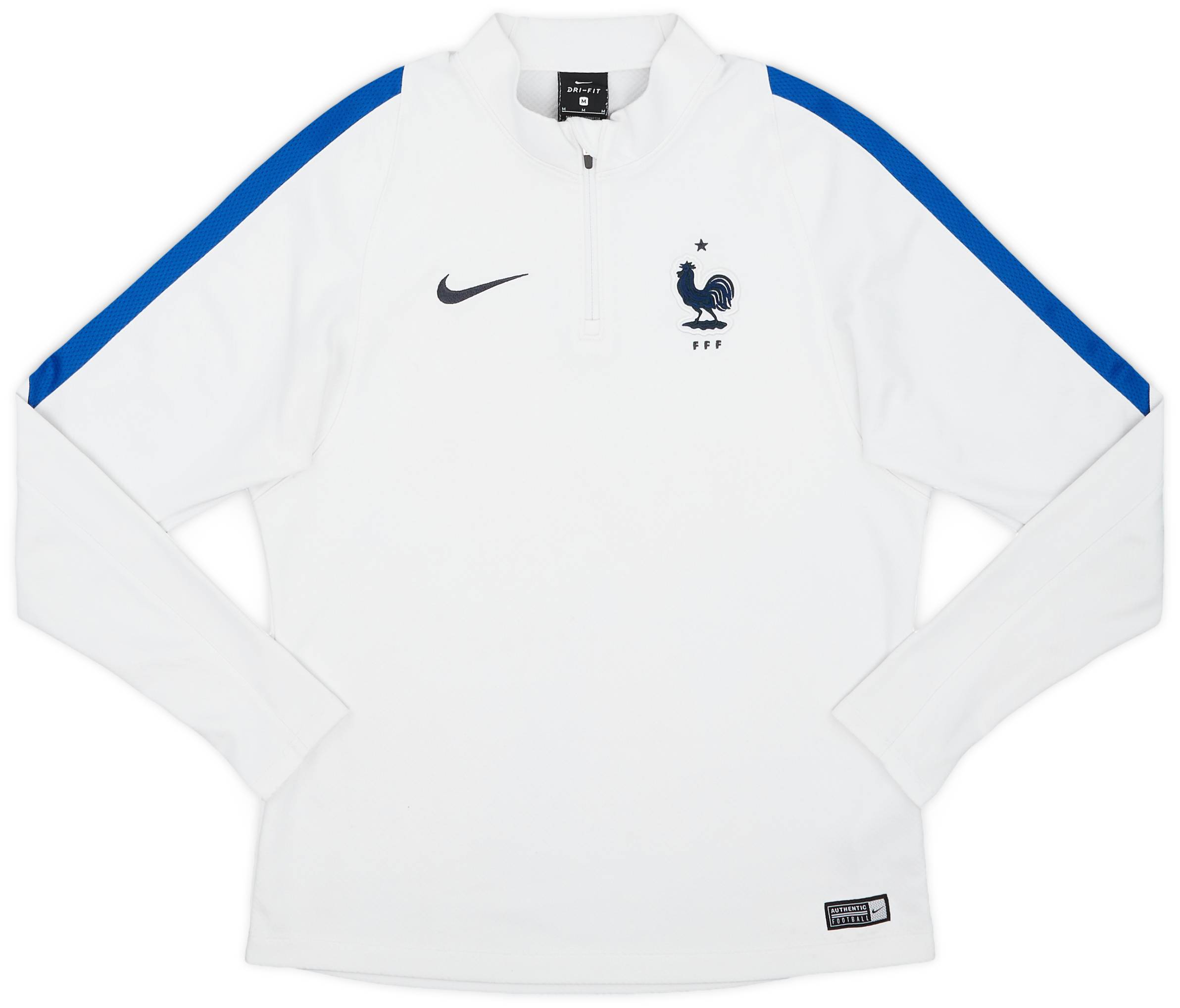 2017-18 France Nike 1/4 Zip Drill Top - 8/10 - (M)