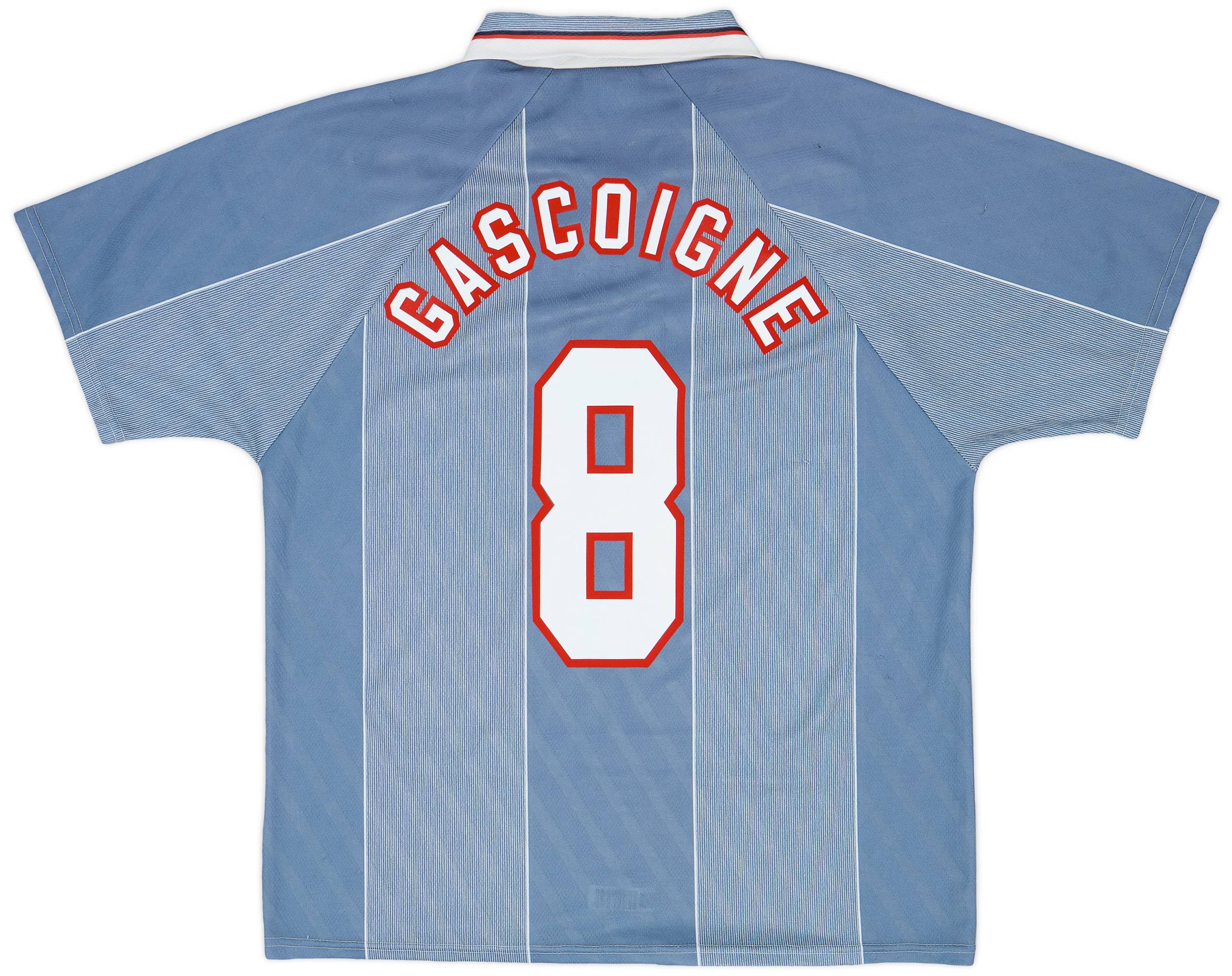 1996-97 England Away Shirt Gascoigne #8 - 5/10 - (XL)