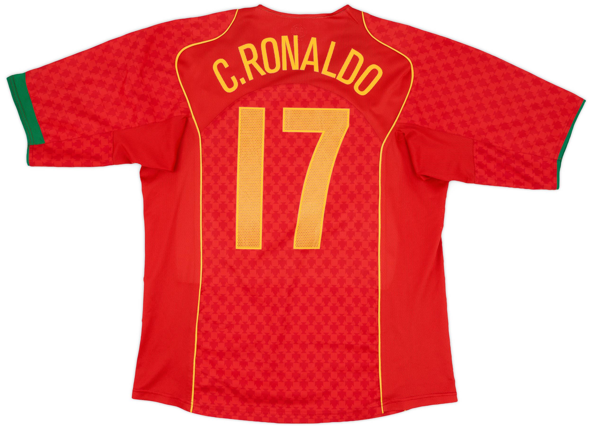 2004-06 Portugal Home Shirt C.Ronaldo #17 - 9/10 - (L)