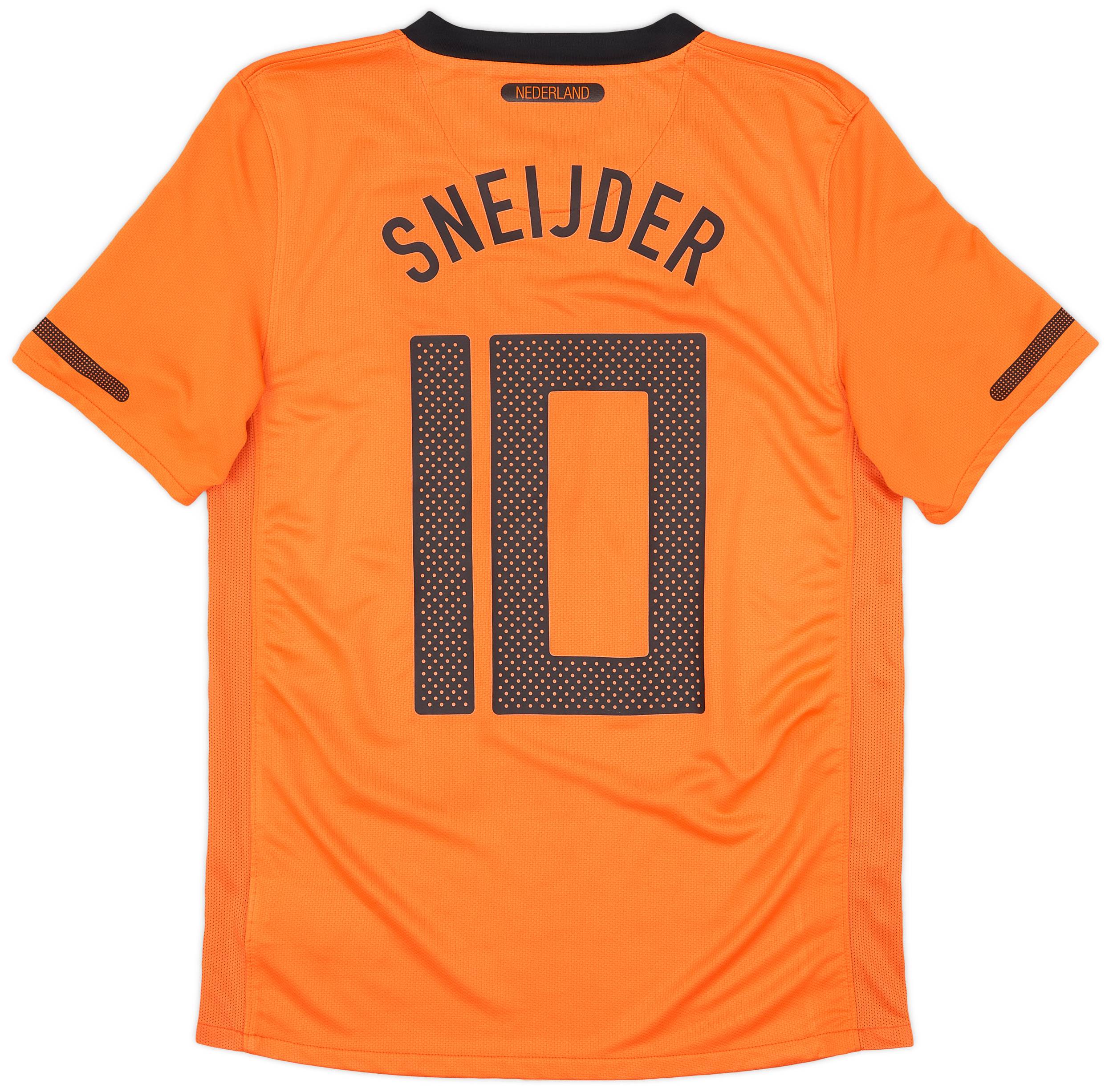 2010-11 Netherlands Home Shirt Sneijder #10 - 7/10 - (S)
