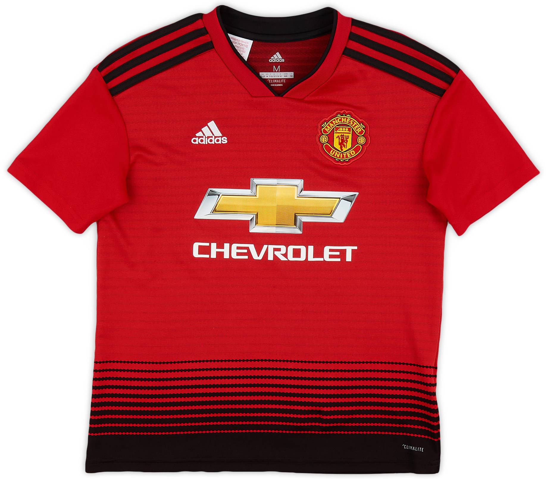 2018-19 Manchester United Home Shirt - 9/10 - (M.Boys)