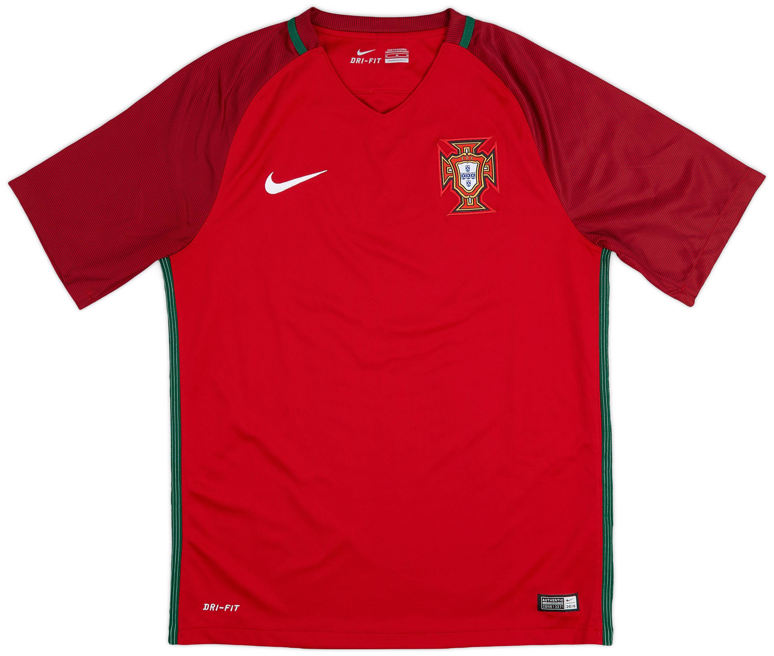 2016 18 Portugal Home Shirt 9 10 M