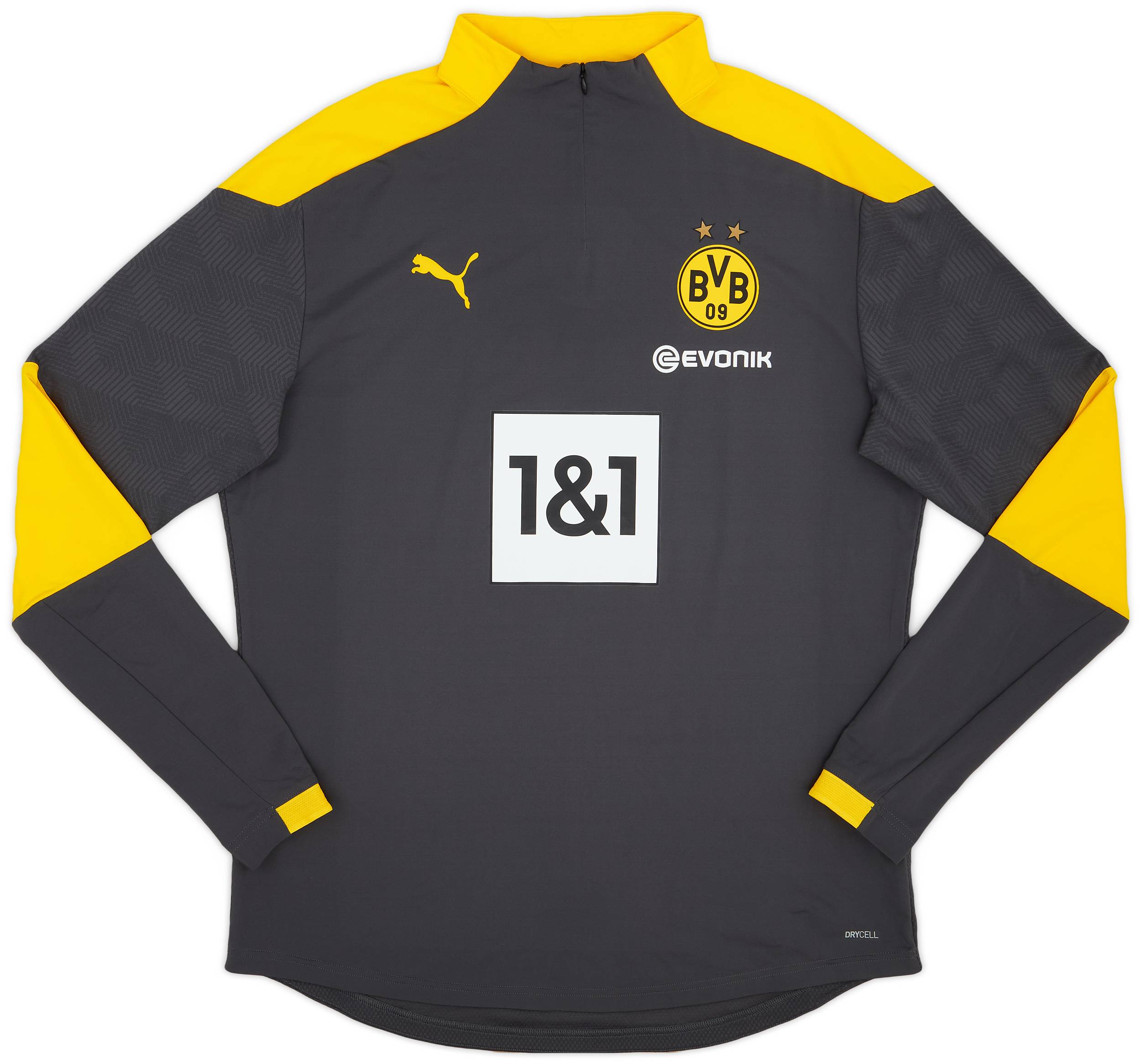 2020-21 Borussia Dortmund Puma 1/4 Zip Drill Top - 9/10 - (XL)