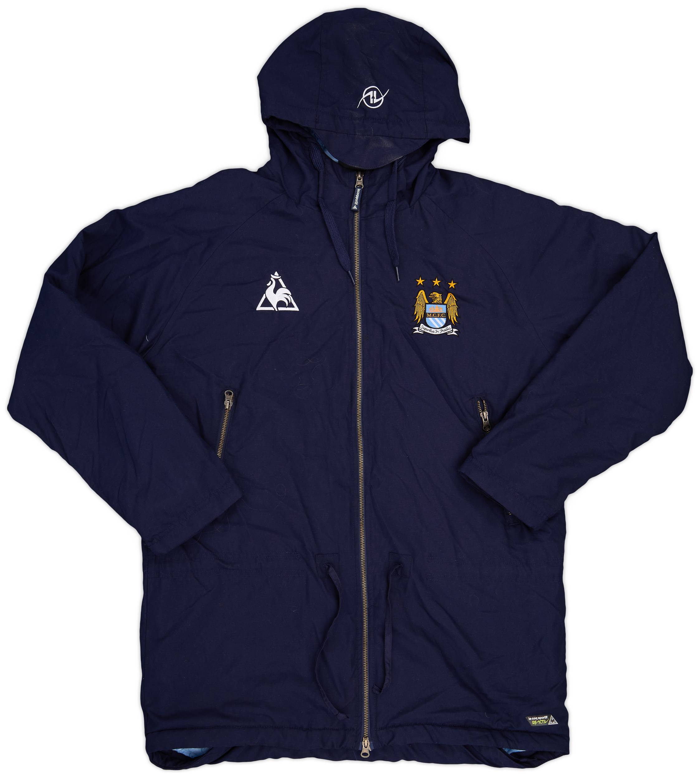 2007-09 Manchester City Le Coq Sportif Padded Bench Coat - 9/10 - (M)