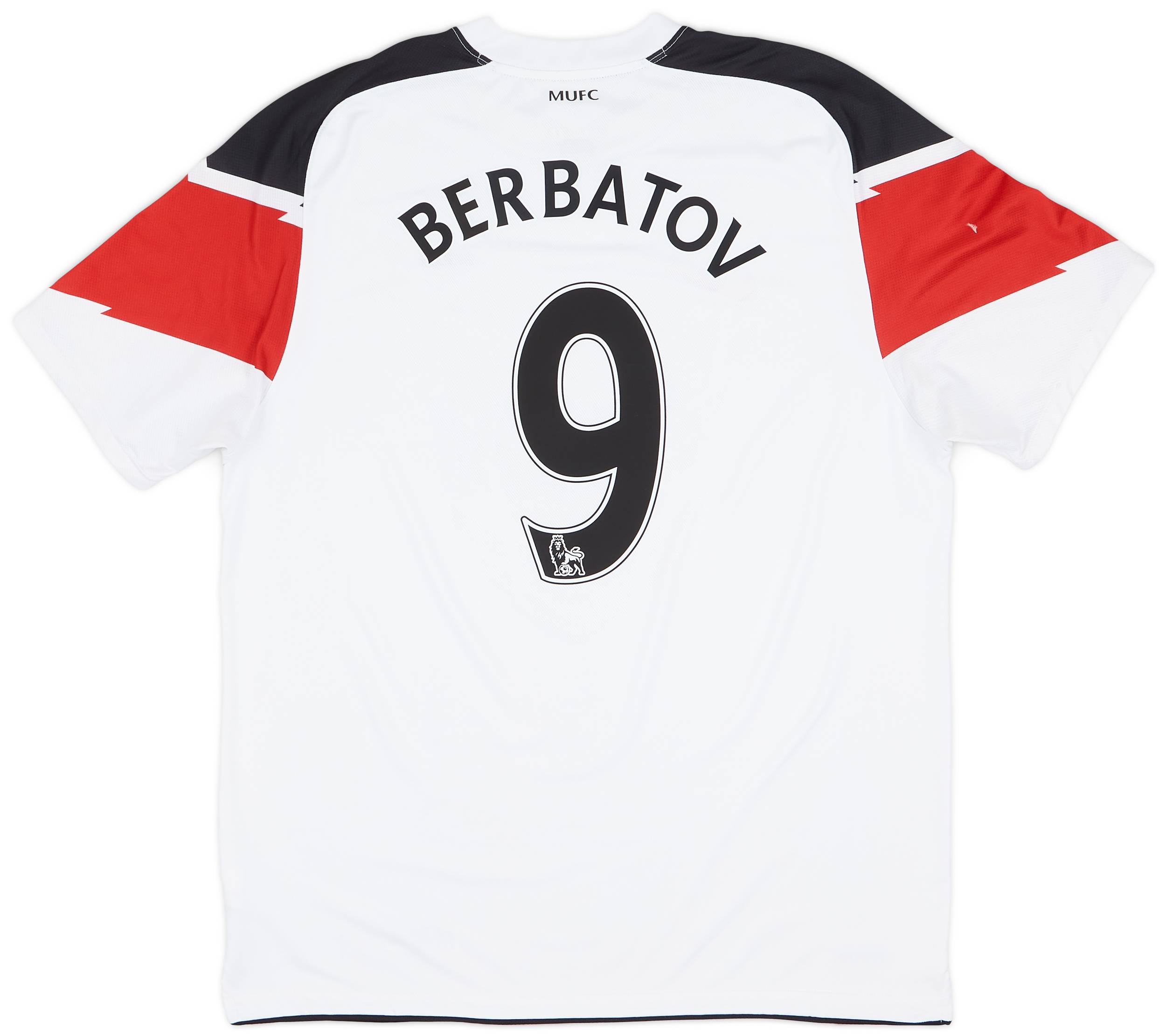 2010-12 Manchester United Away Shirt Berbatov #9 - 9/10 - (L)