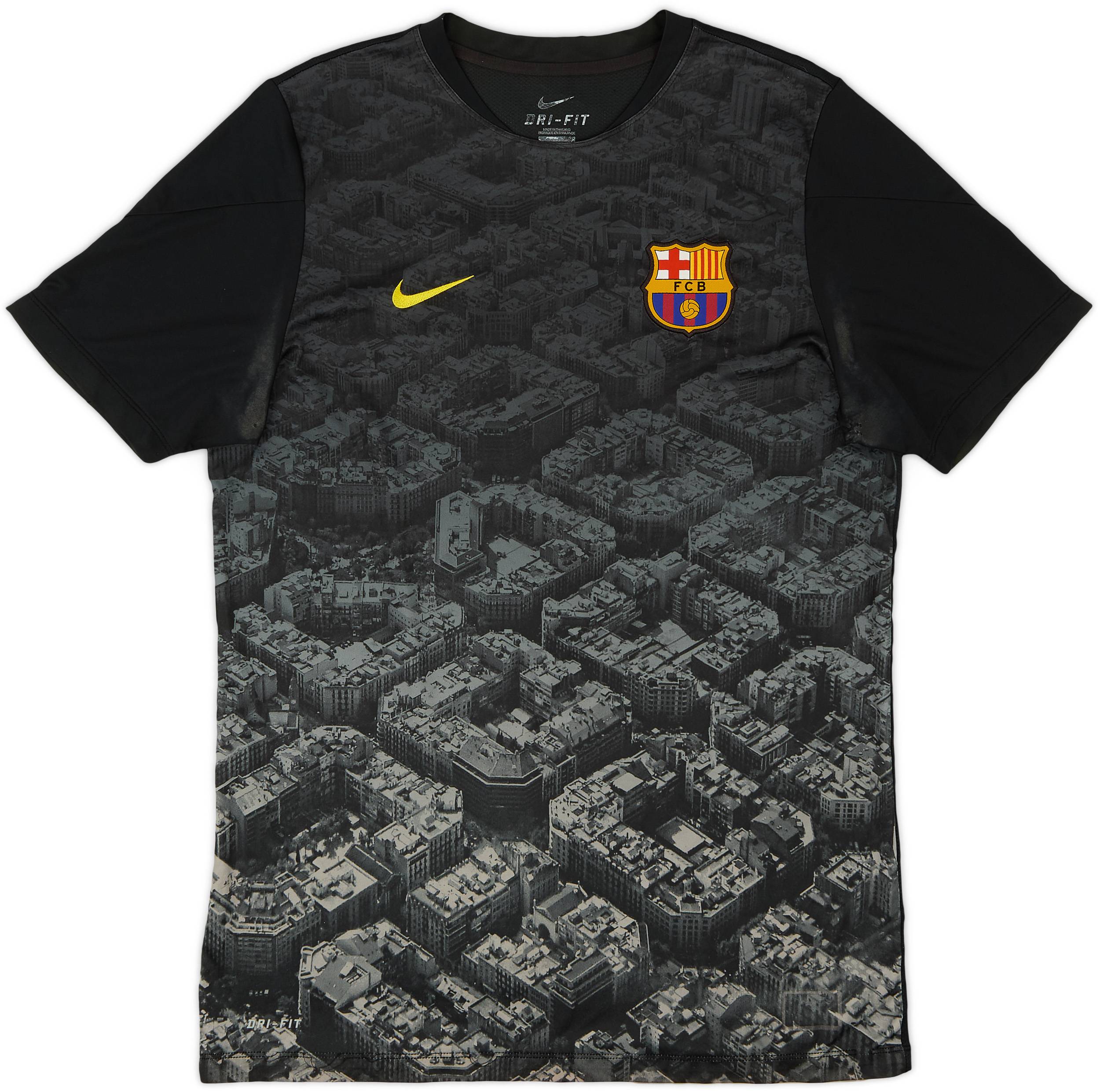 FC Barcelona Nike シャツ Lサイズ 黒 2013-14 Barcelona Nike Training Shirt - 7/10 - (L)