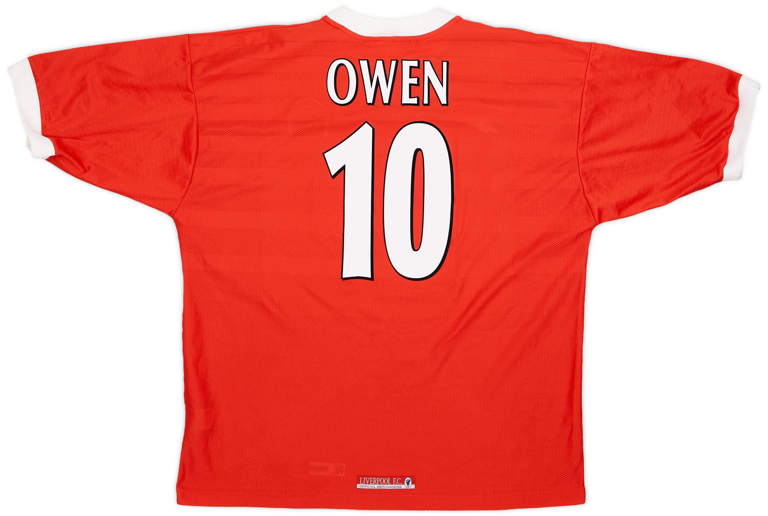 1998 00 Liverpool Home Shirt Owen 10 10 10 XL