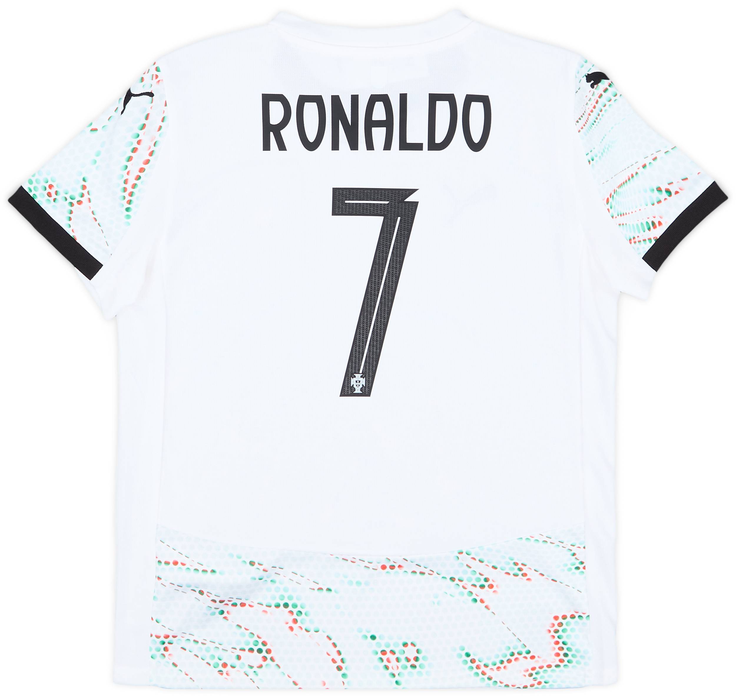 2025-26 Portugal Away Shirt Ronaldo #7 (KIDS) - Main Image
