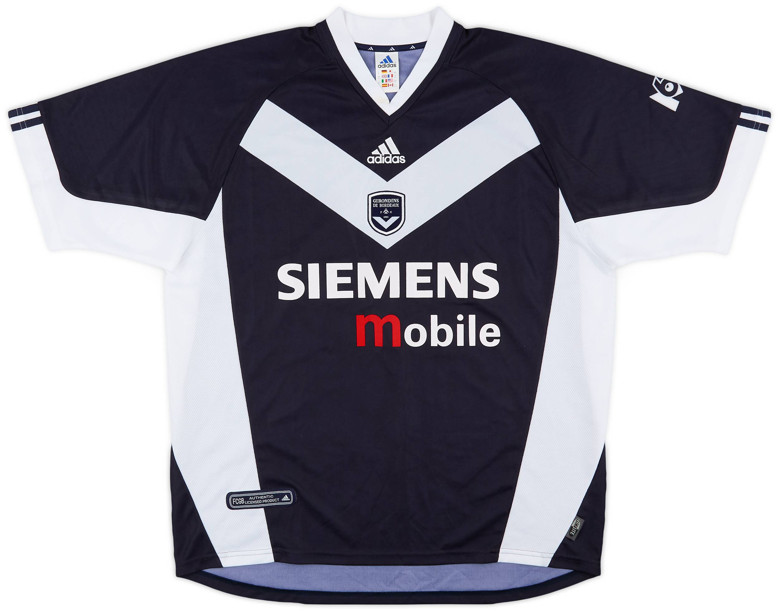 2001-02 Bordeaux Home Shirt - 7/10 - (XL)