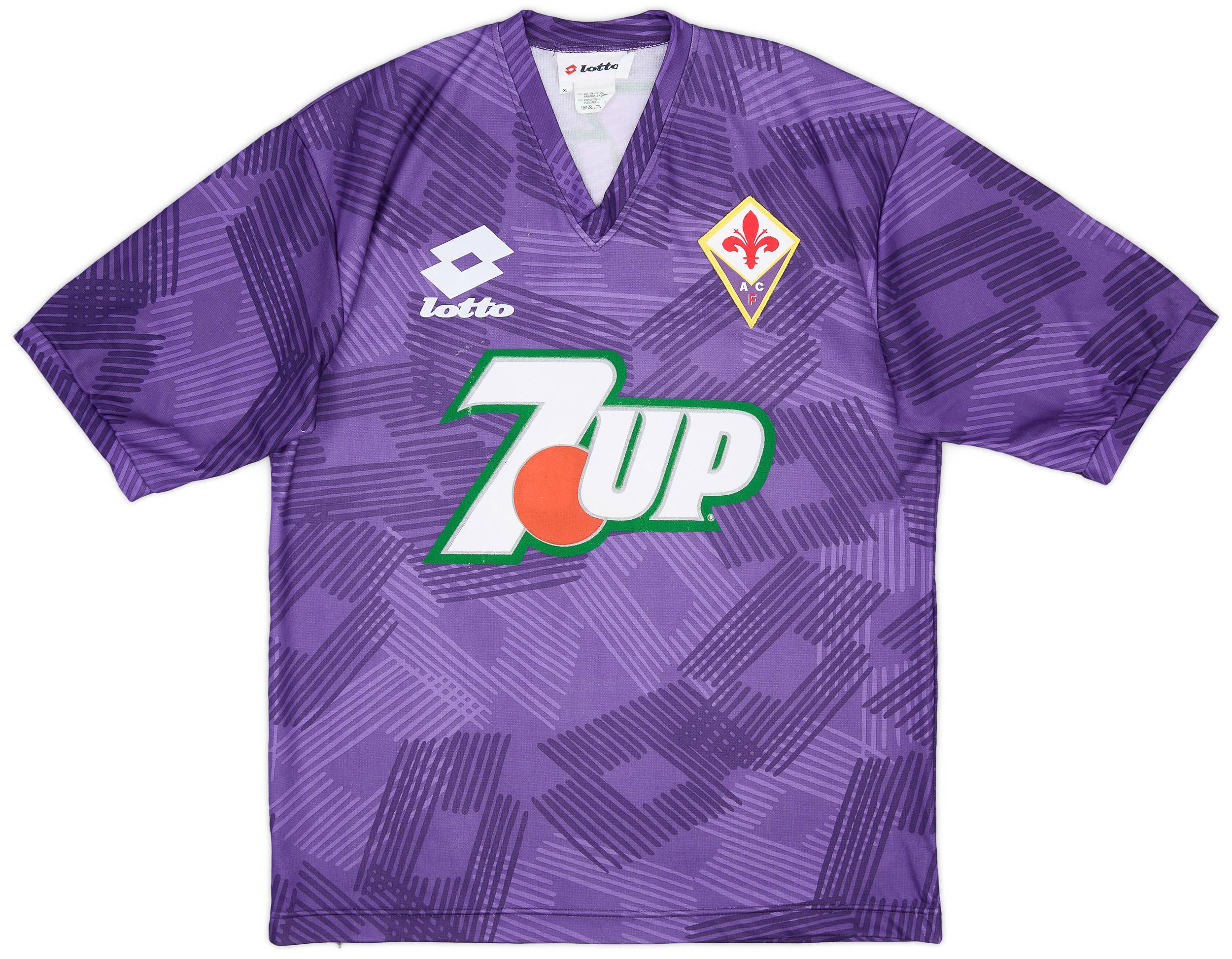 注文割引 Lotto Issue Player Fiorentina 1991-93 Training 6/10 - Shirt ウェア