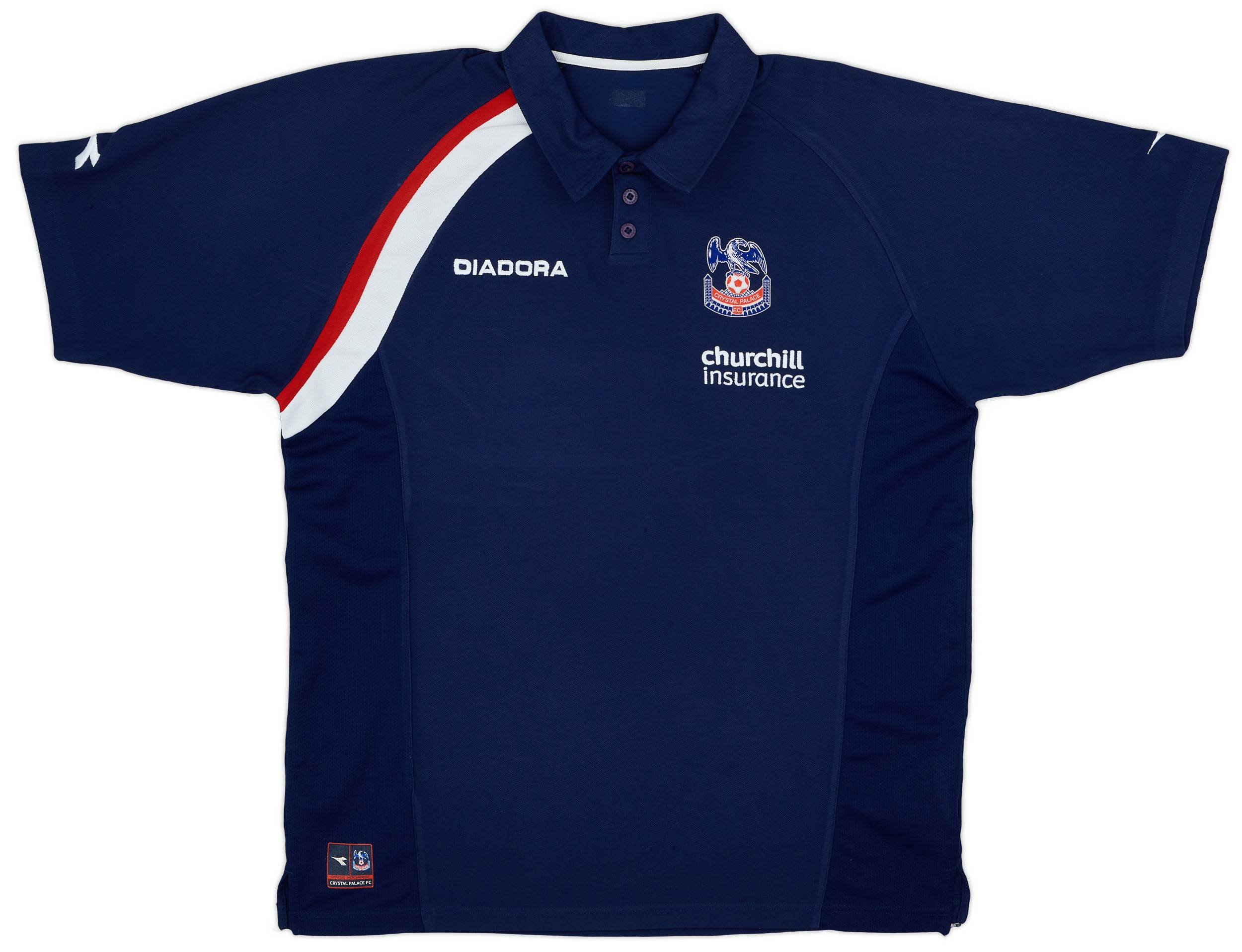 2006-07 Crystal Palce Diadora Polo Shirt - 8/10 - (XL)