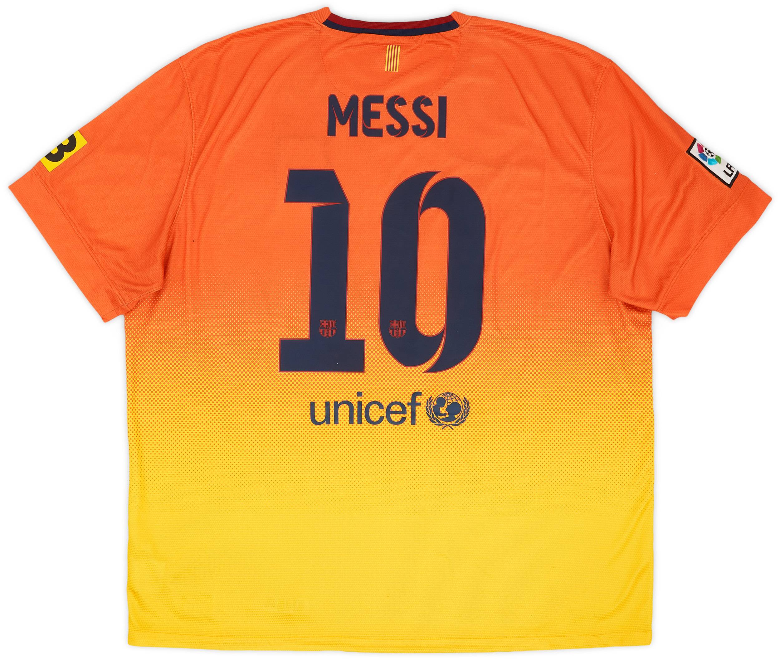 2012-13 Barcelona Away Shirt Messi #10 - 9/10 - (XXL)