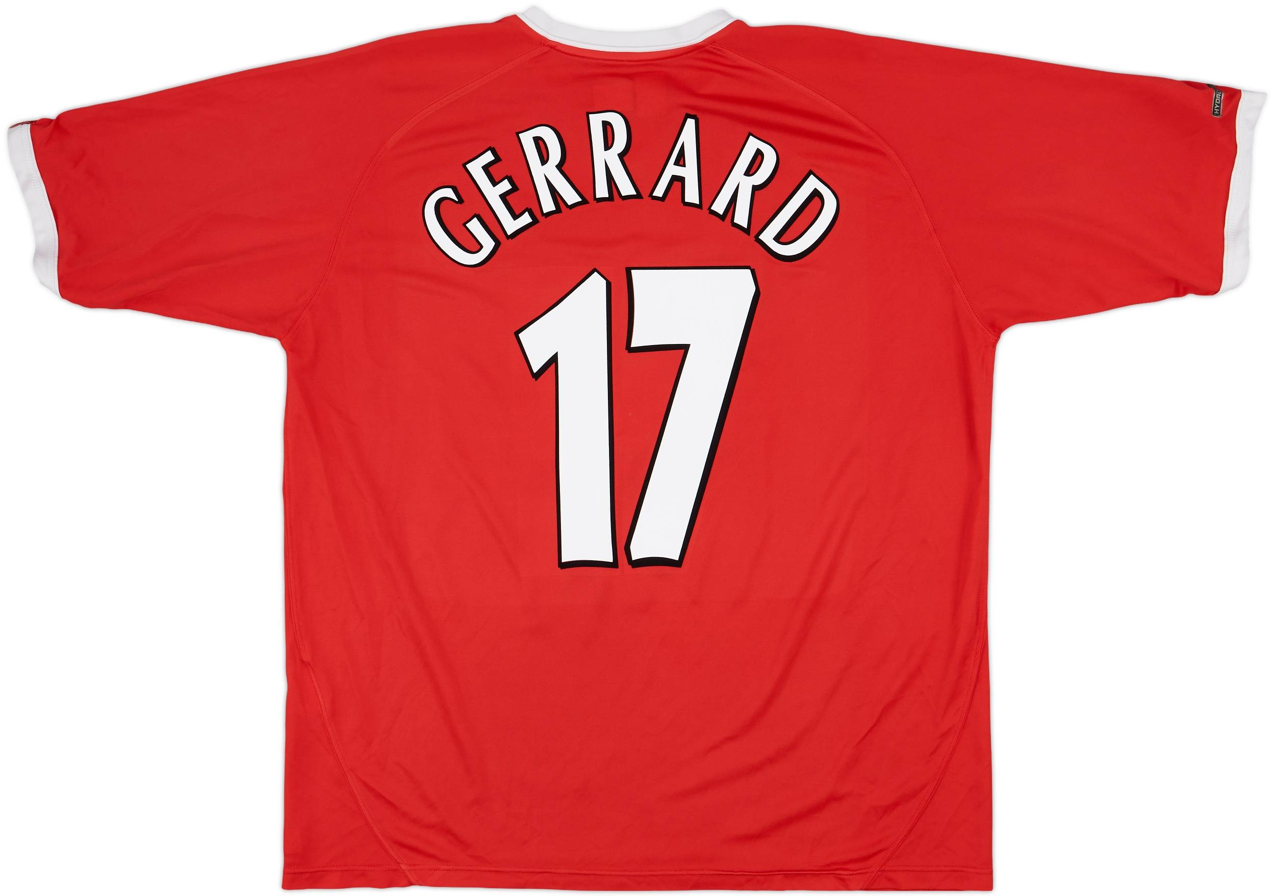 2001-03 Liverpool CL Shirt Gerrard #17 - 6/10 - (XL)