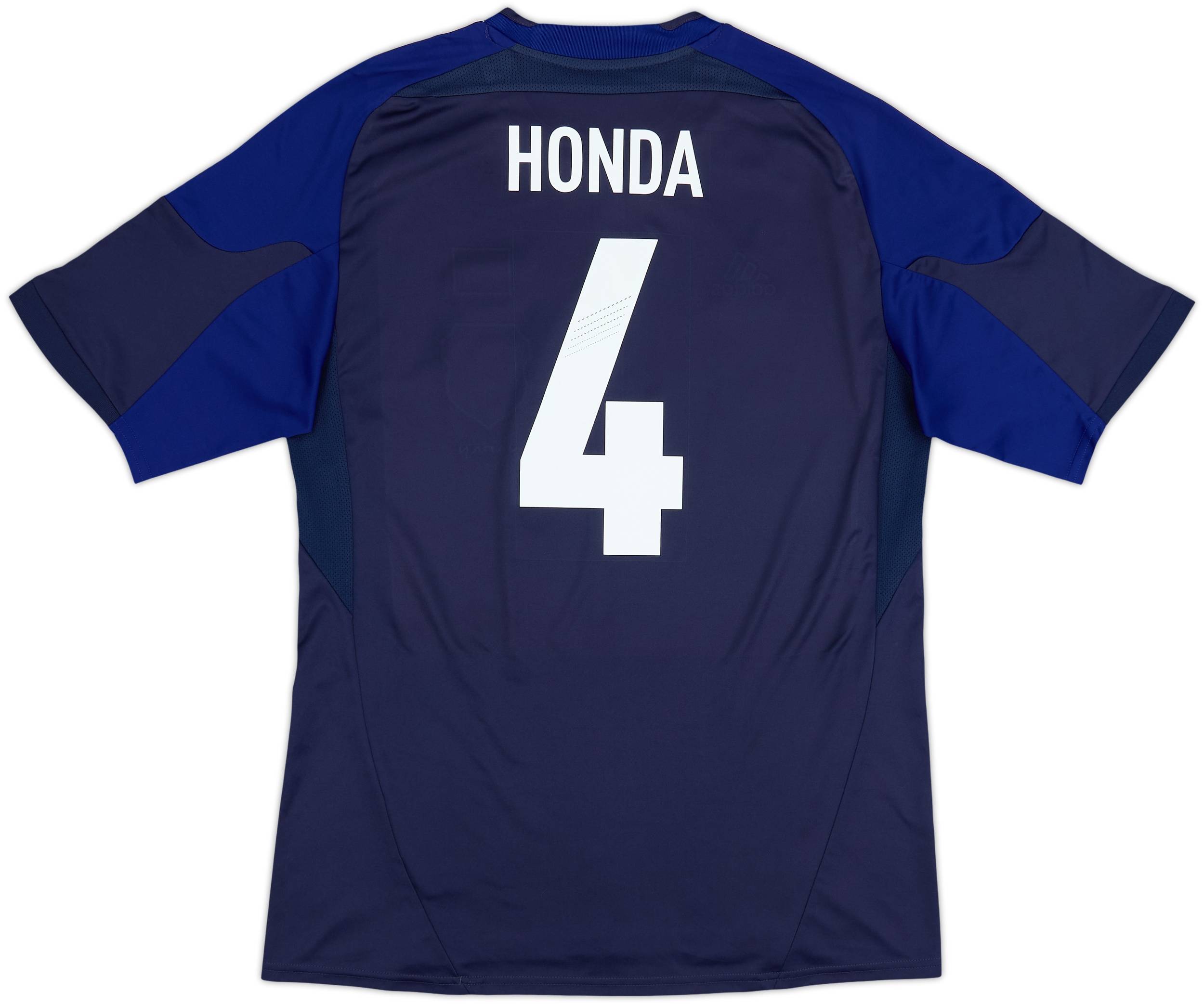 9番 シャツ 2012年 サッカーユニフォーム 2012-13 Japan Home Shirt Honda #4 - 9/10 - (M)