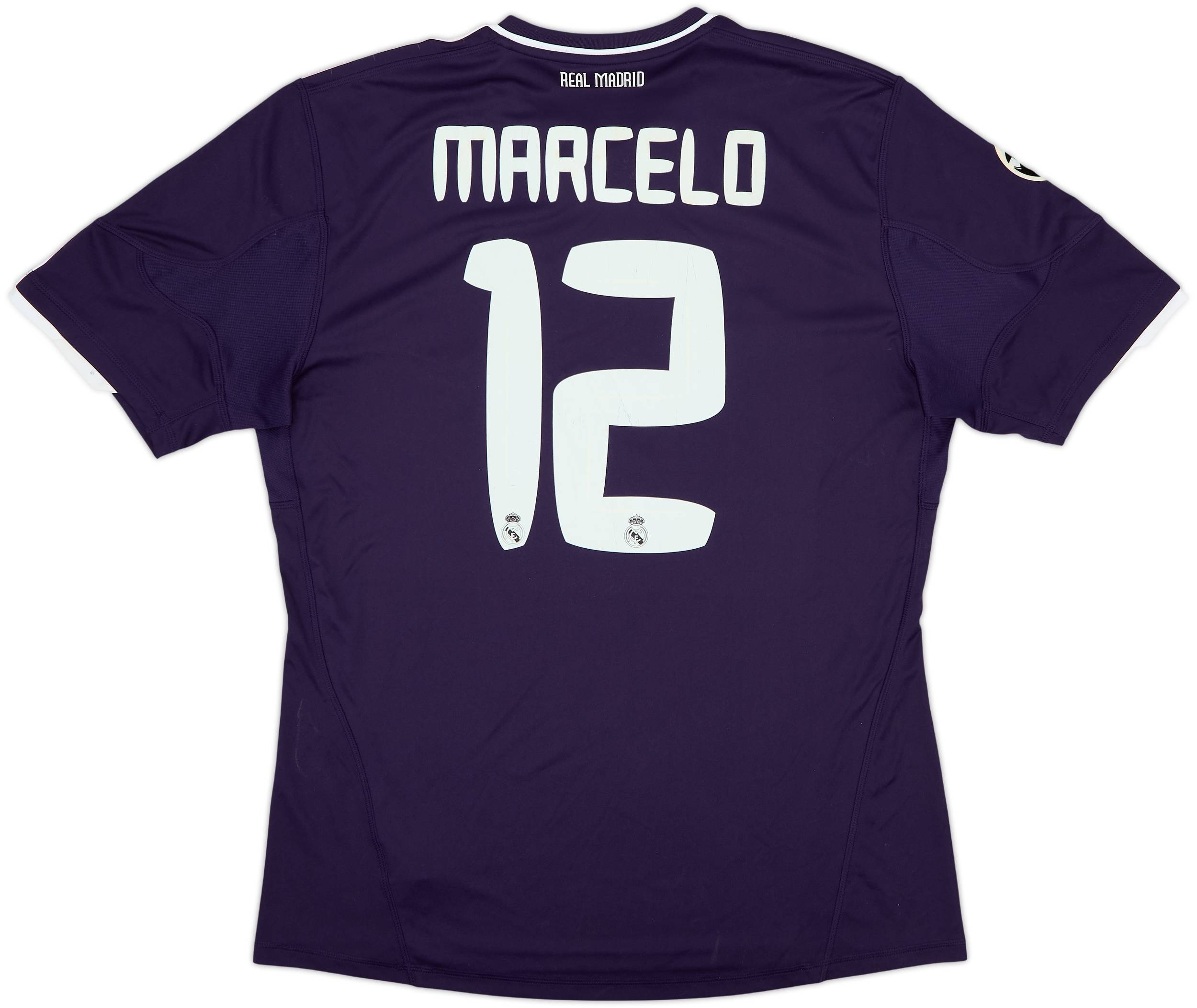 2010-11 Real Madrid CL Third Shirt Marcelo #12 - 5/10 - (L)