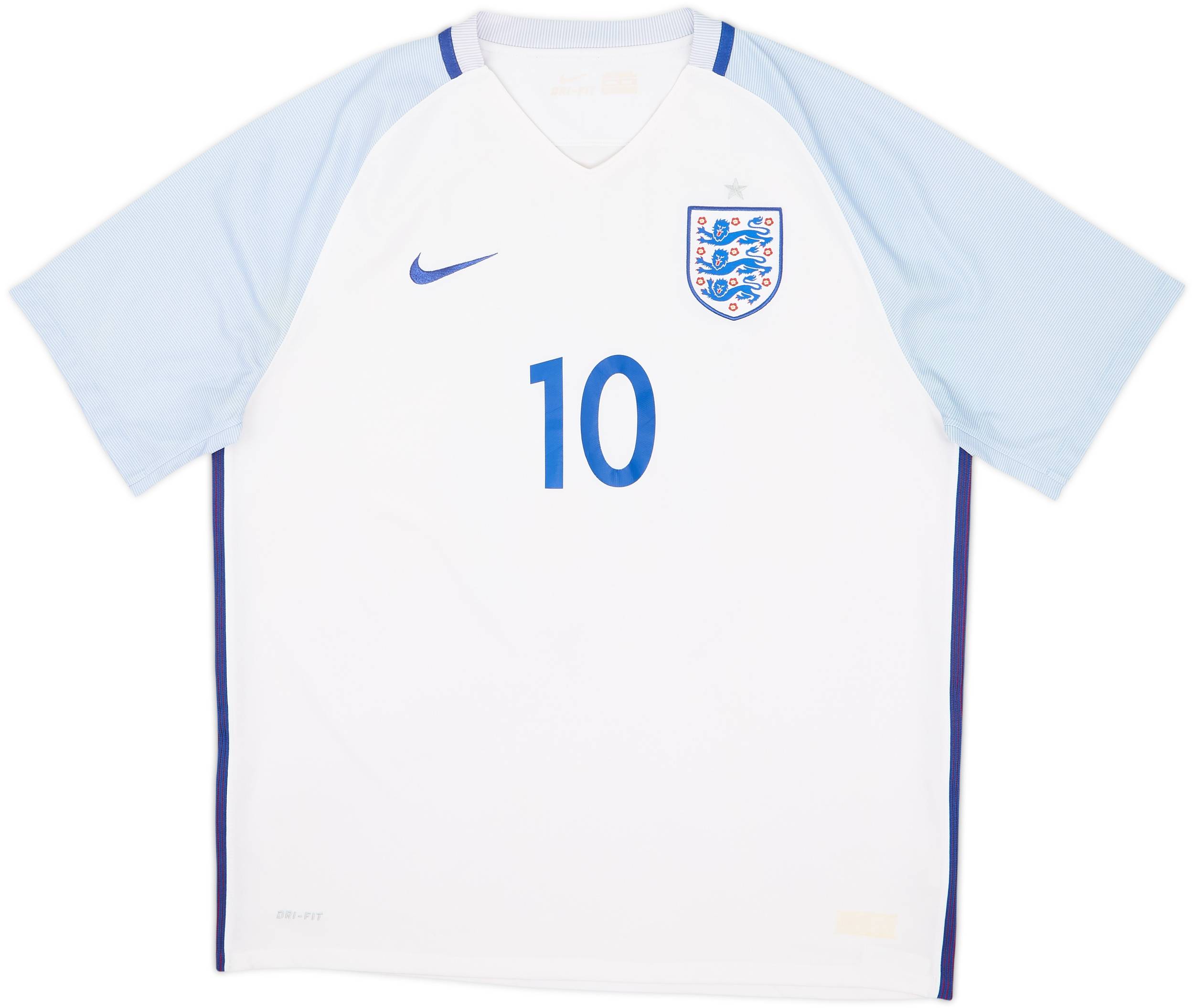 2016-17 England Home Shirt Rooney #10 - 6/10 - (XL)