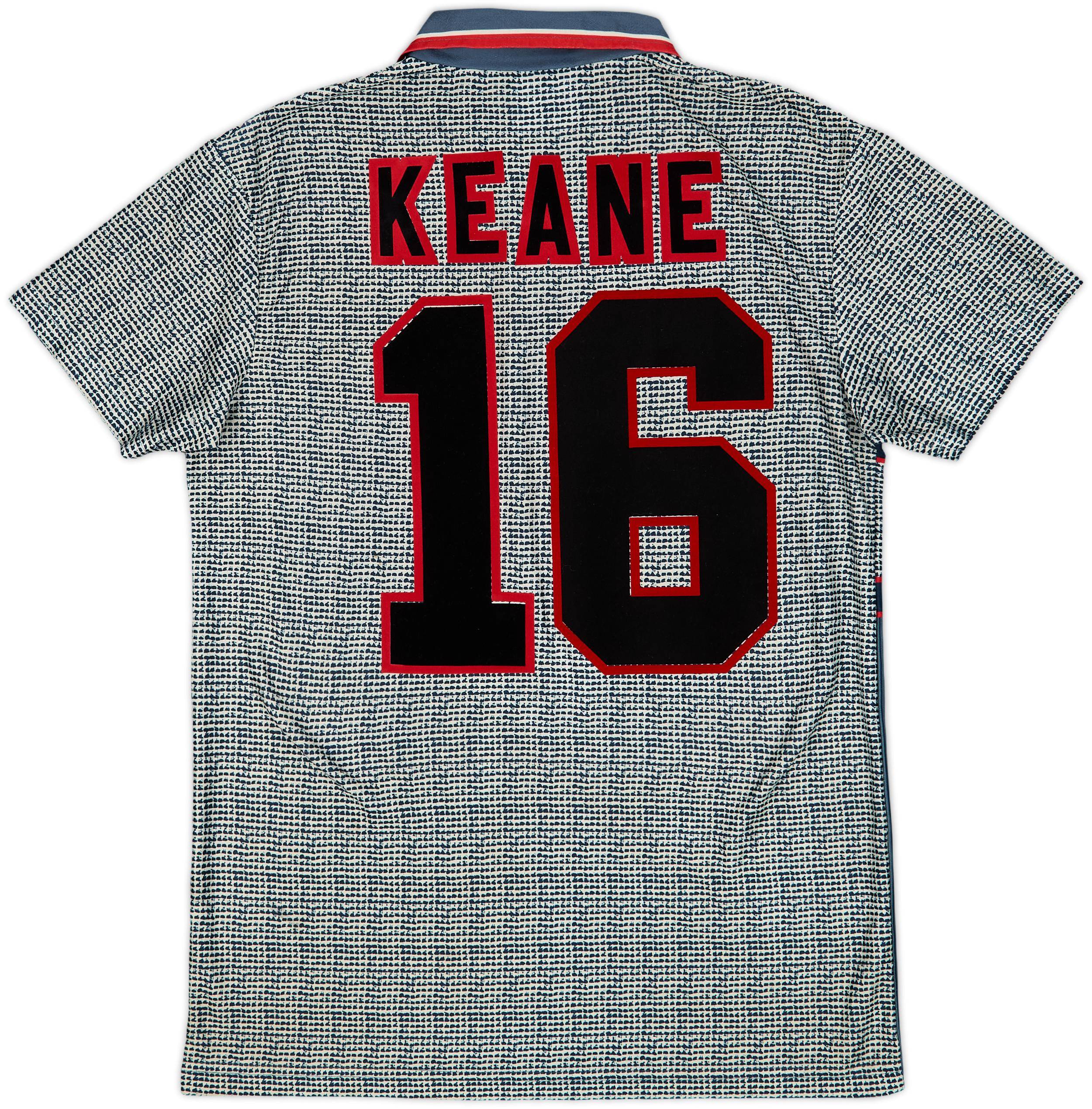 Kean マンチェスター ユナイテッド 95/96アウェイ 1995-96 Manchester United Away Shirt Keane #16 - 8/10 - (M)