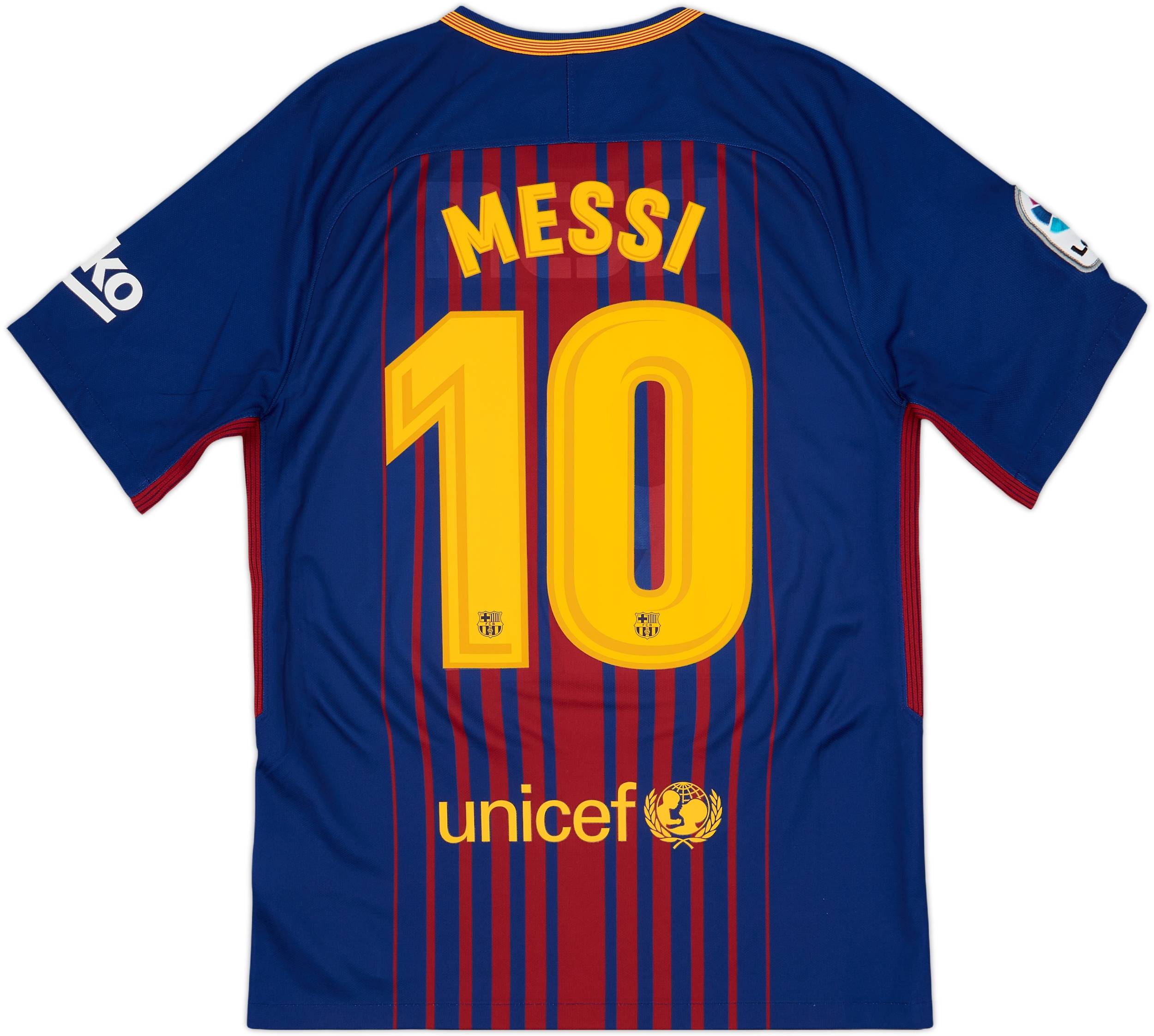 2017-18 Barcelona Home Shirt Messi #10 - 5/10 - (S)