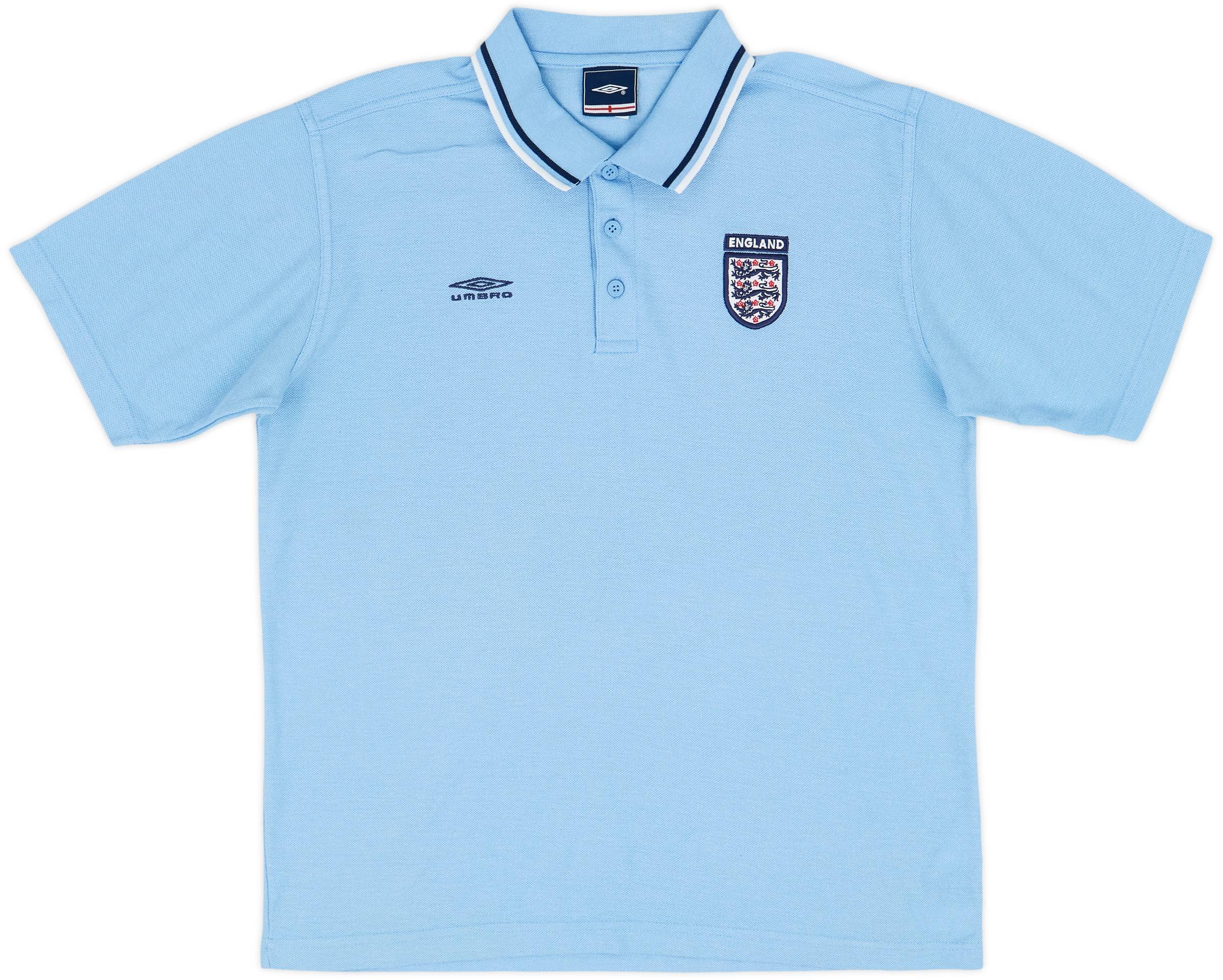 2002-04 England Umbro Polo Shirt - 8/10 - (M)
