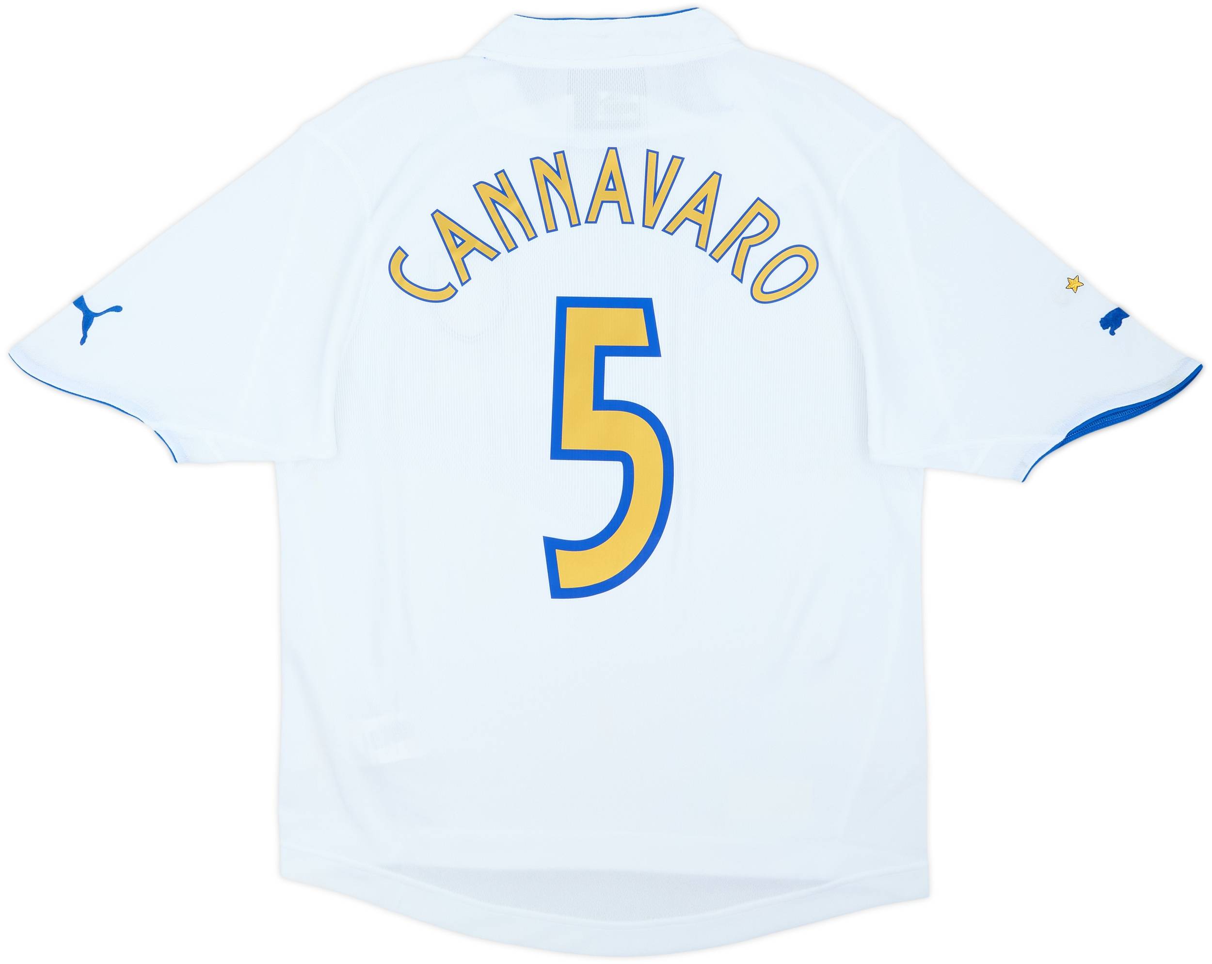 2003-04 Italy Away Shirt Cannavaro #5 (S)