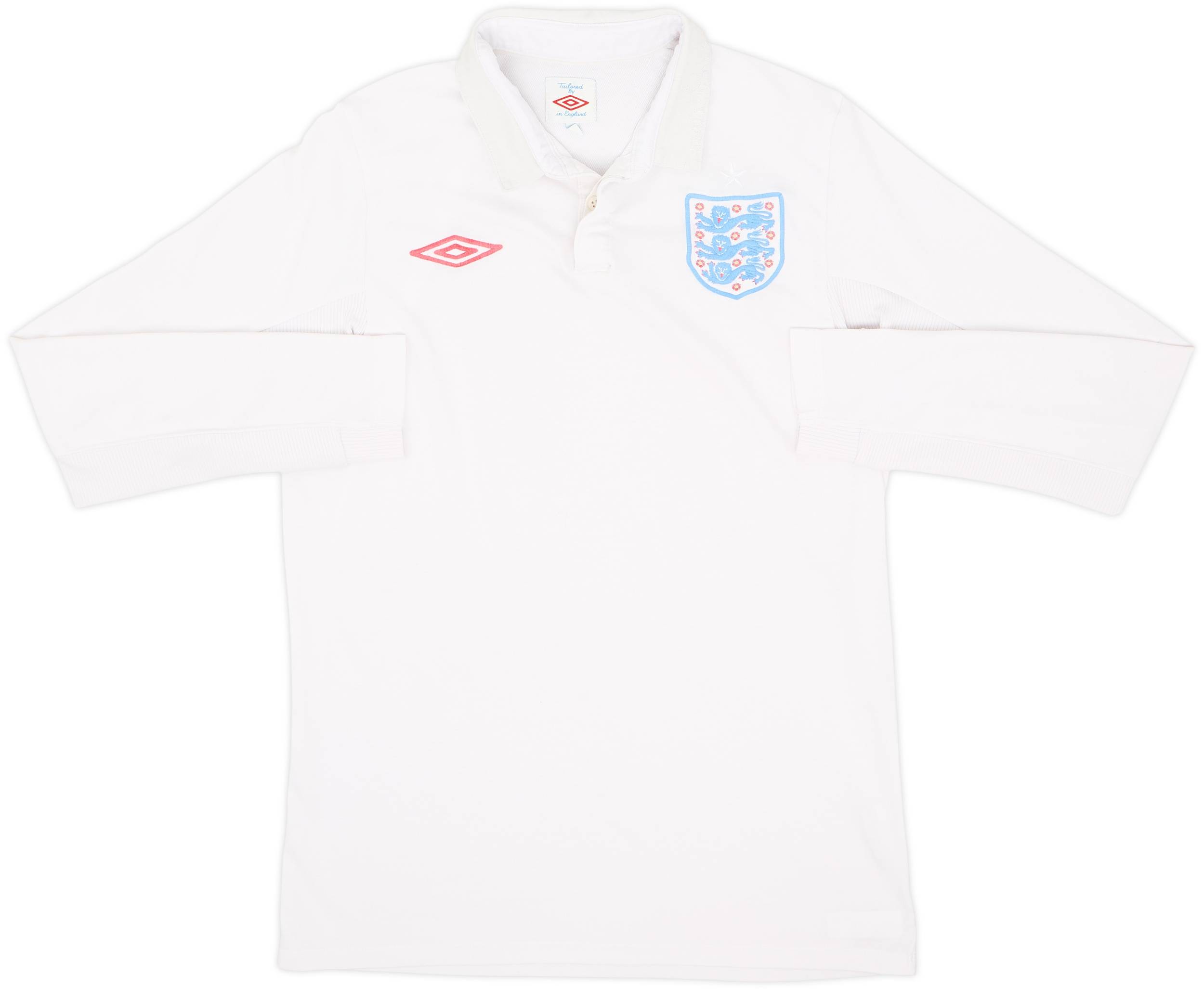 ウェア UMBRO England HM10 SS Shirt White XL 2009-10 England Home L/S Shirt - 5/10 - (S)