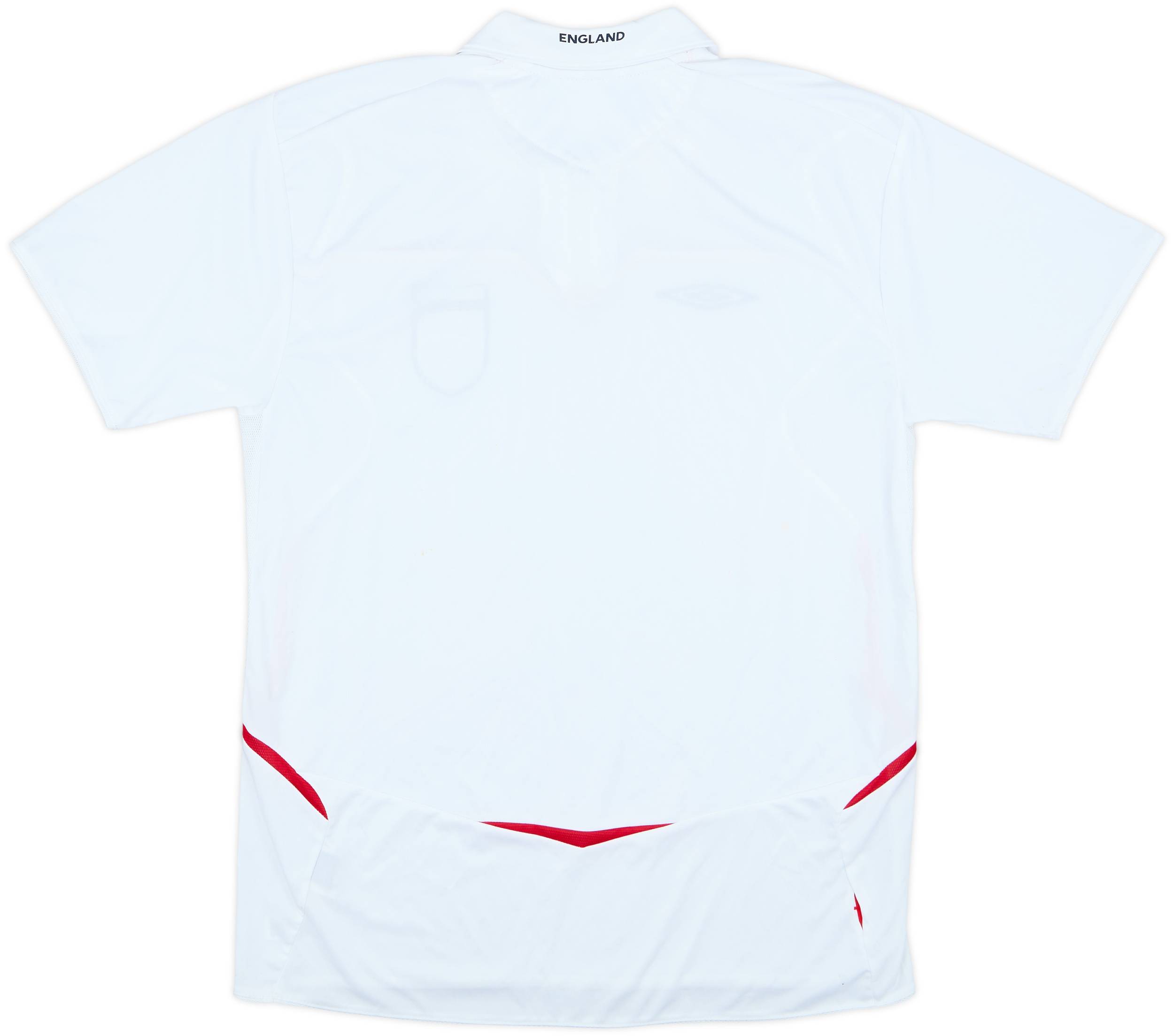 2004-06 England Umbro 1/4 Zip Polo Shirt - 7/10 - (M)