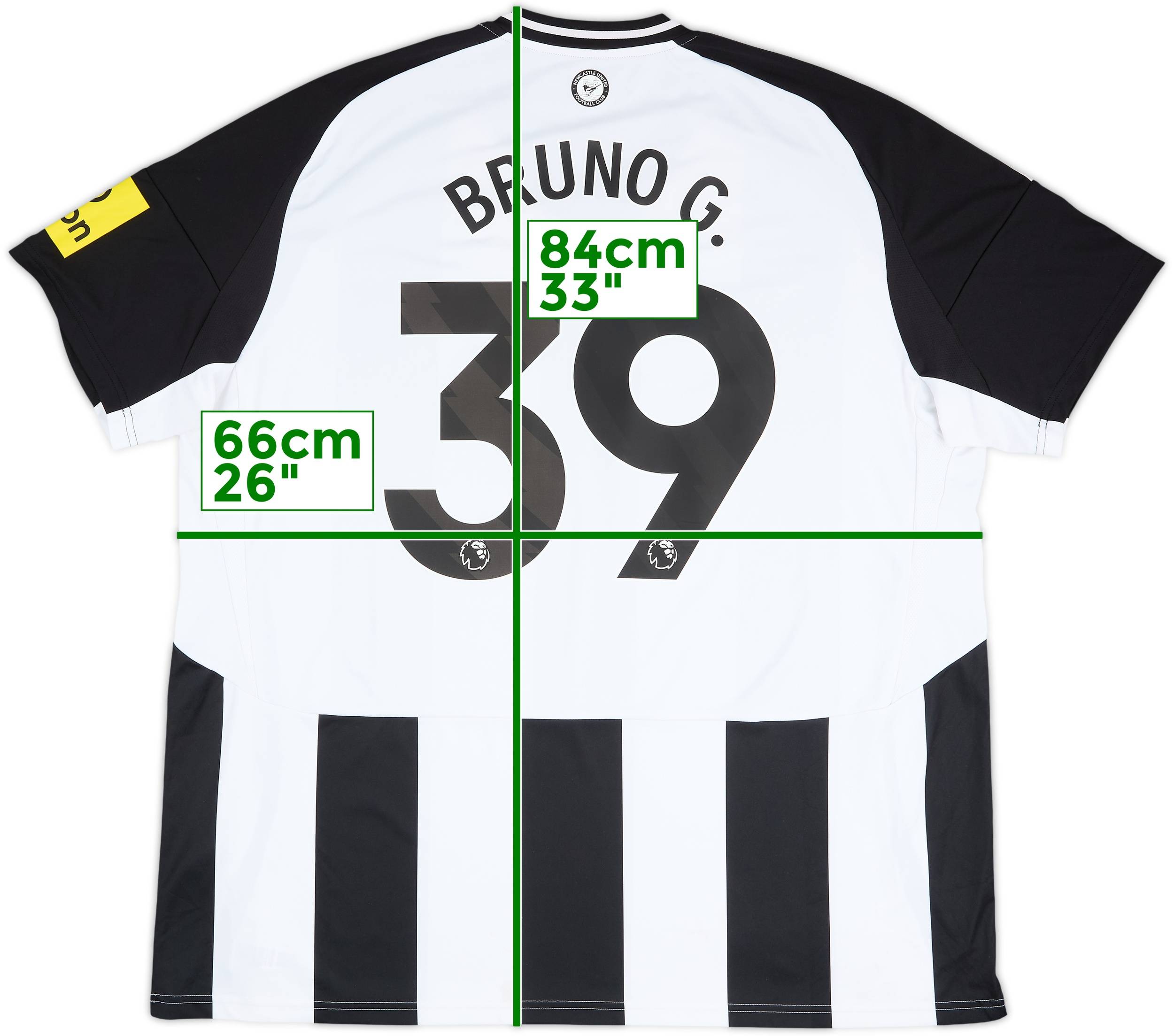 2024-25 Newcastle Home Shirt Bruno G. #39 - 6/10 - (3XL)