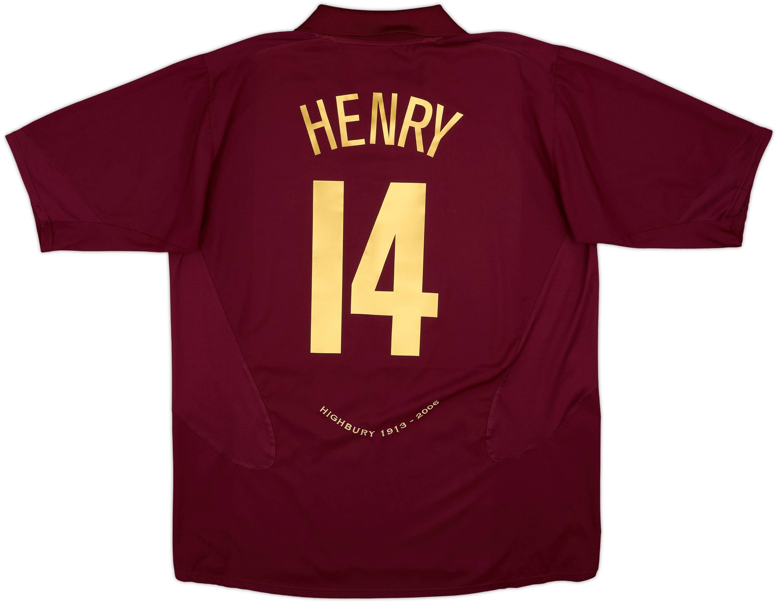 2005-06 Arsenal Home Shirt Henry #14 - 9/10 - (XXL)